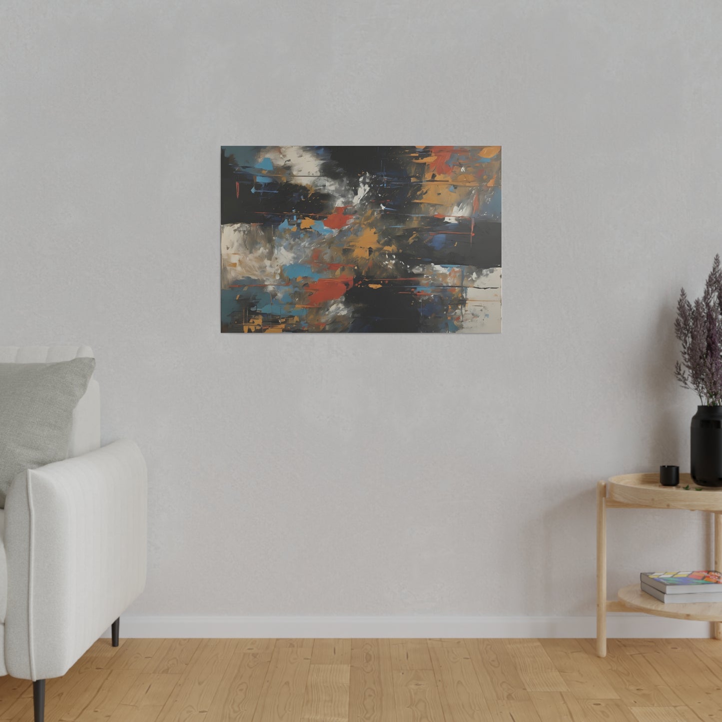 Abstract, Wall Art, Matte Canvas, Stretched, 0.75"