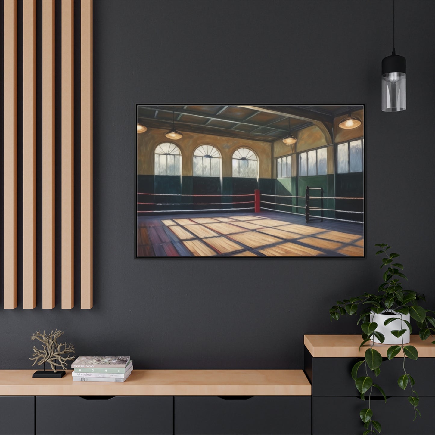 Boxing Gym, Wall Art, Gallery Canvas Wraps, Horizontal Frame