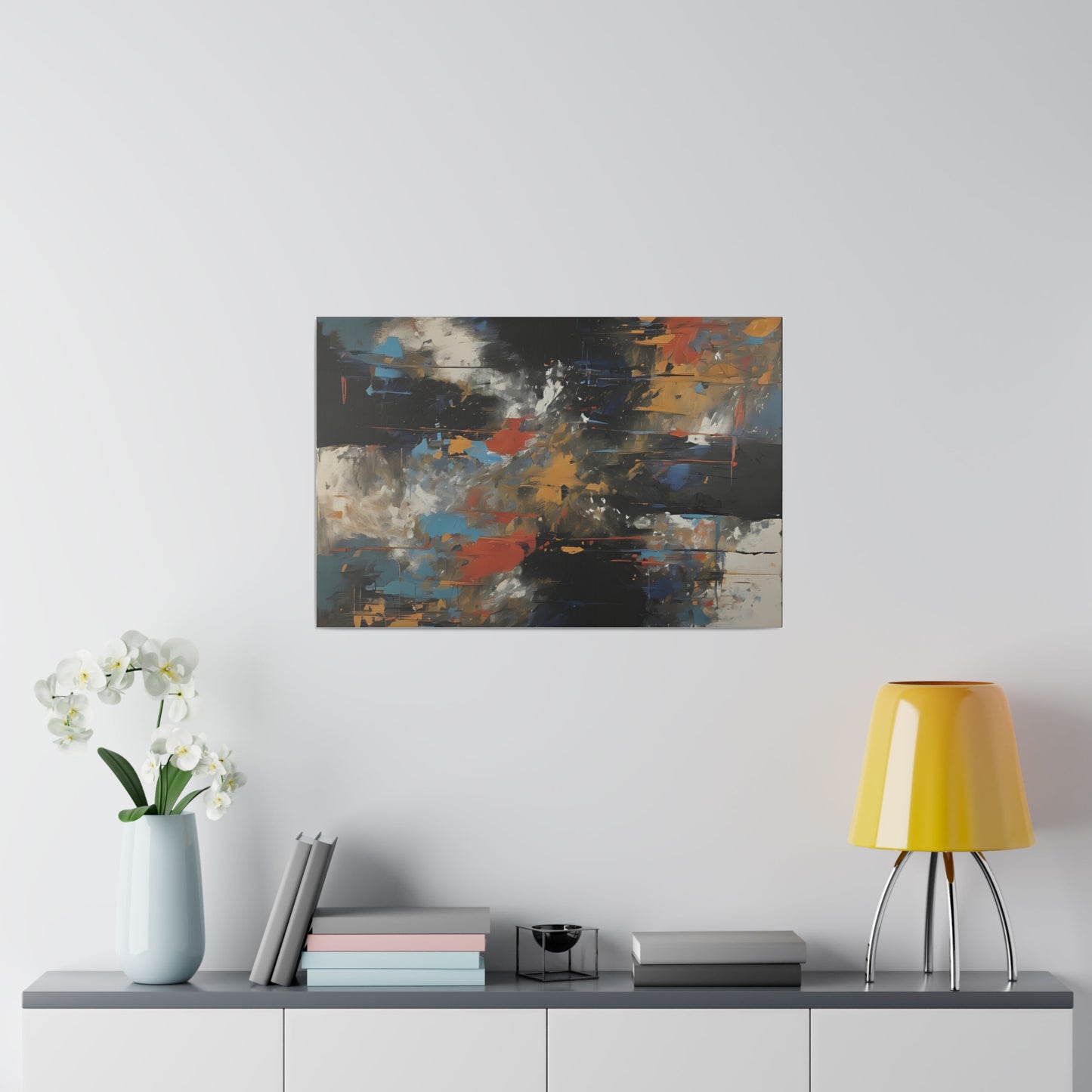 Abstract, Wall Art, Matte Canvas, Stretched, 0.75"