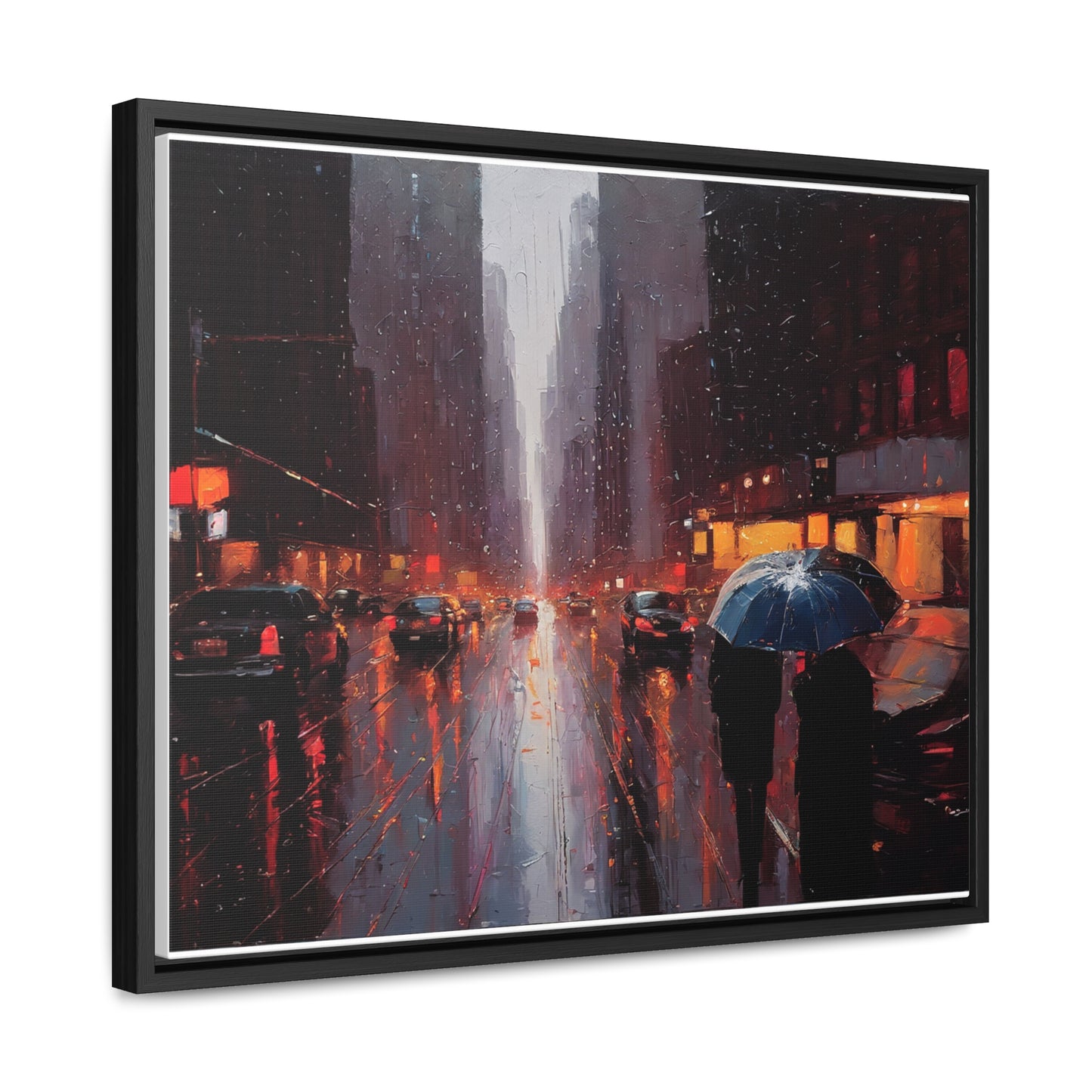 City Streets, Wall Art, Gallery Canvas Wraps, Horizontal Frame