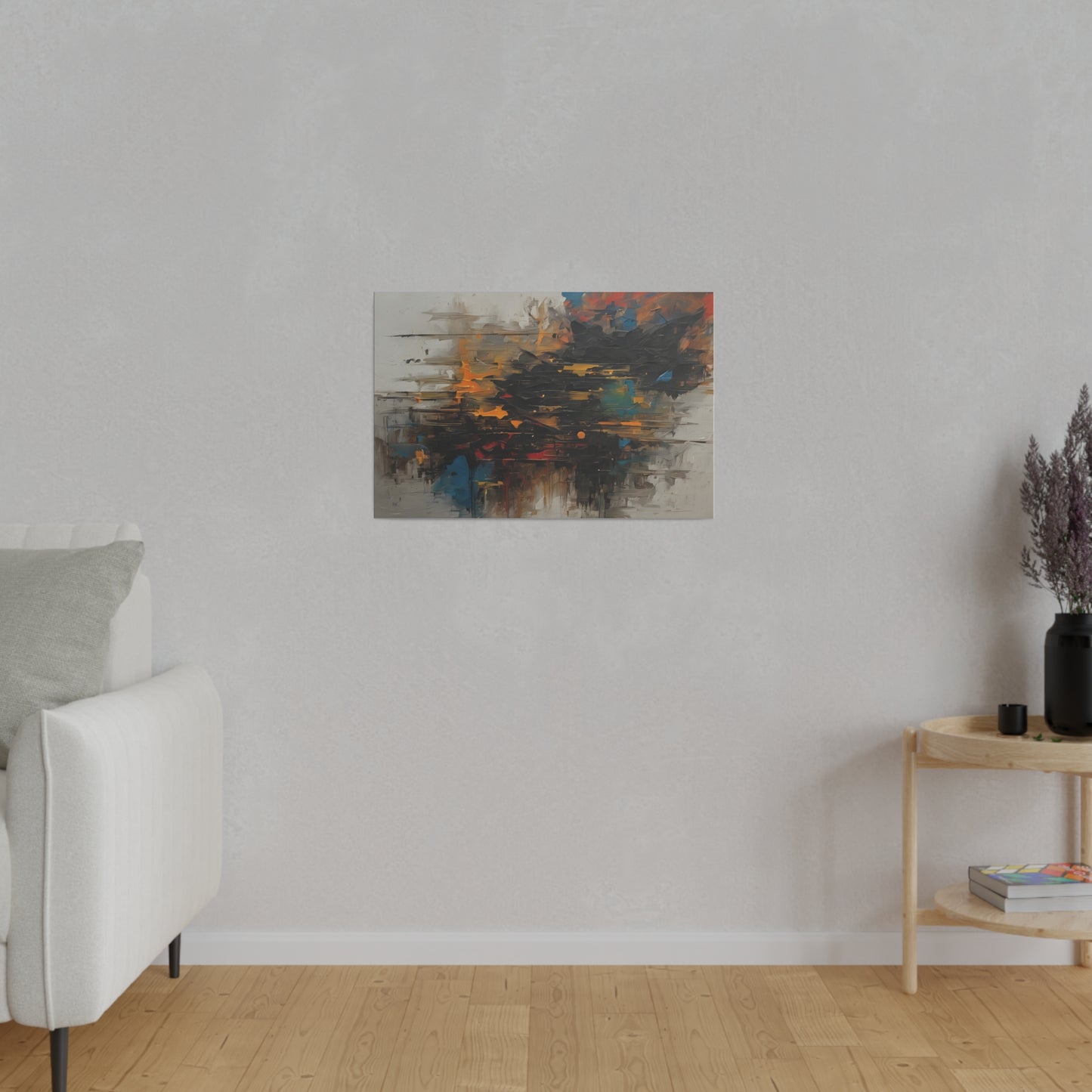 Abstract, Wall Art, Matte Canvas, Stretched, 0.75"