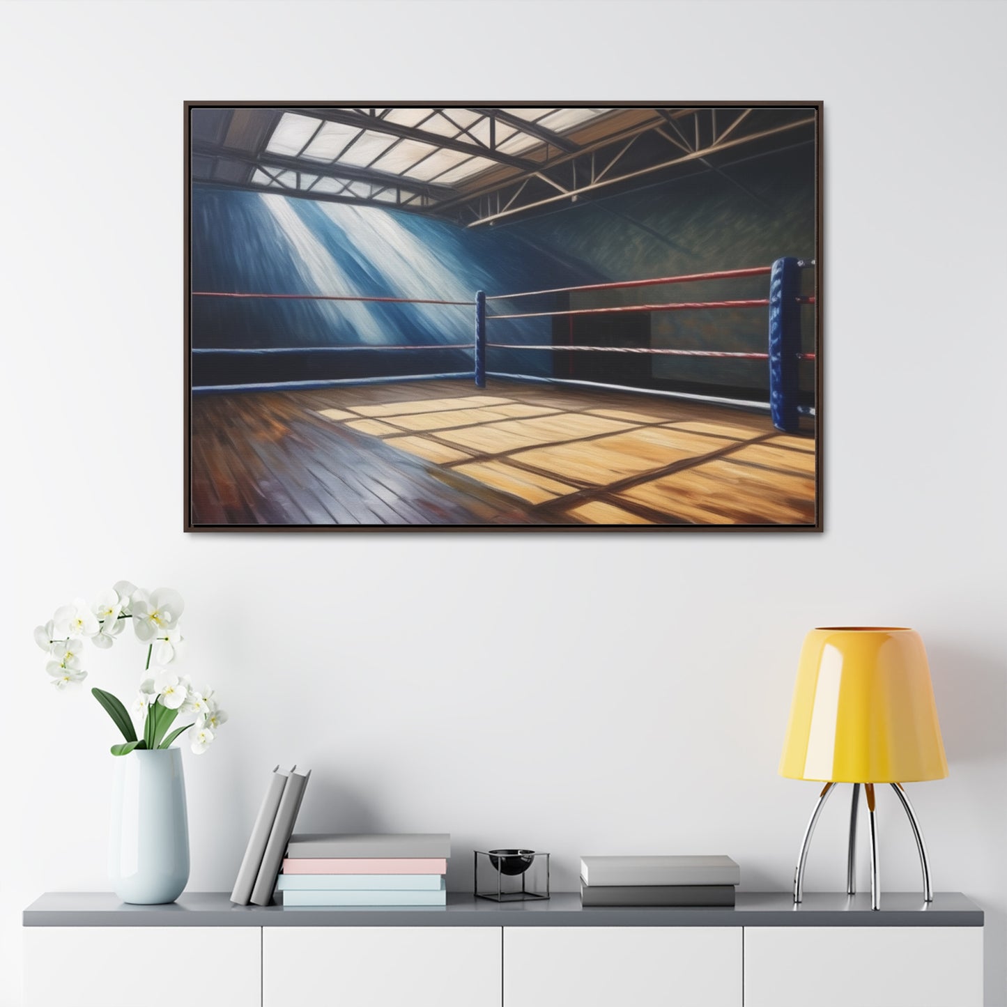 Boxing Ring, Wall Art, Gallery Canvas Wraps, Horizontal Frame