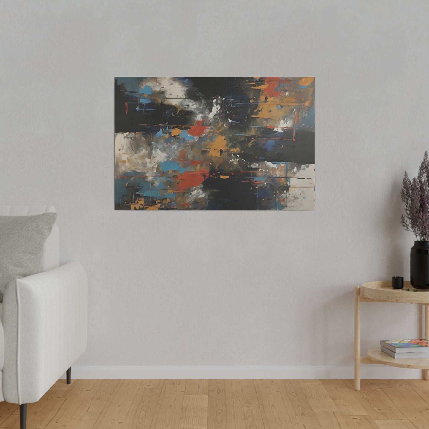 Abstract, Wall Art, Matte Canvas, Stretched, 0.75"