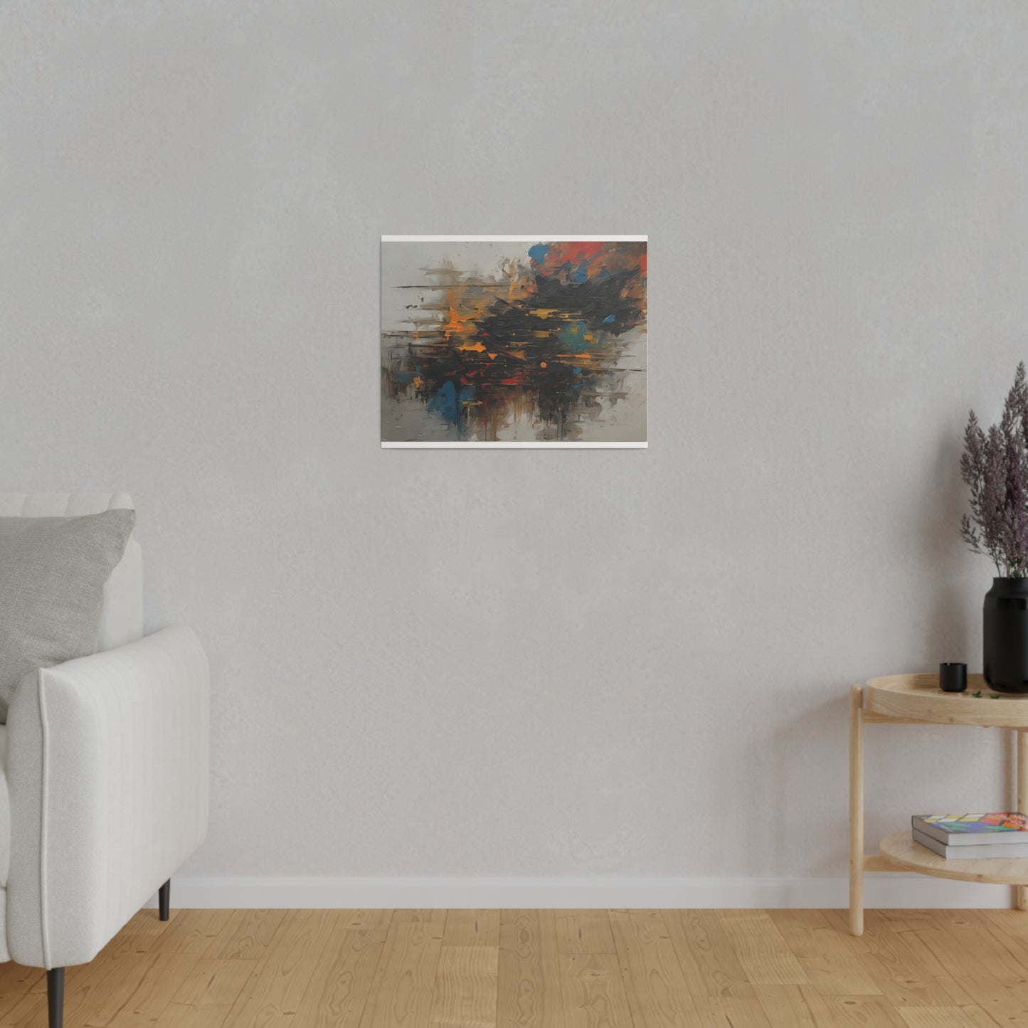 Abstract, Wall Art, Matte Canvas, Stretched, 0.75"