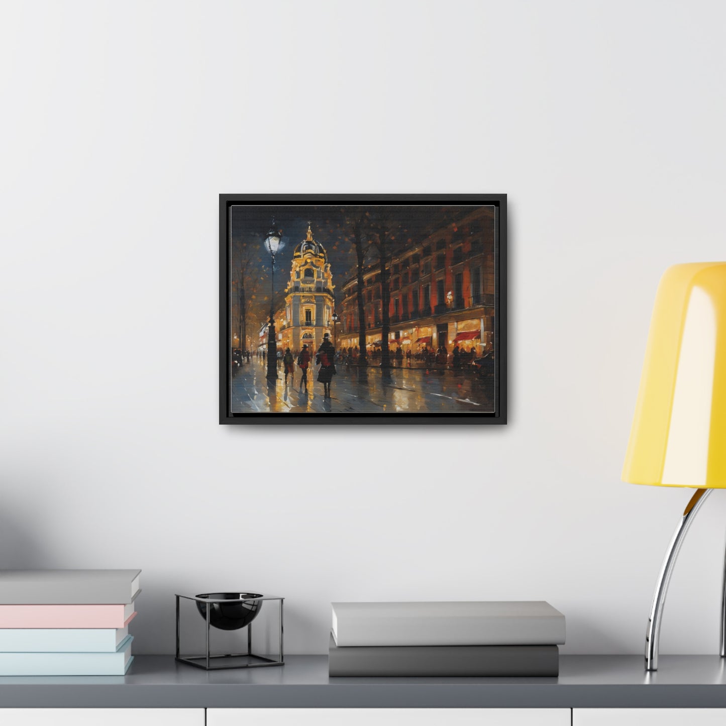 Town Center, Wall Art, Gallery Canvas Wraps, Horizontal Frame