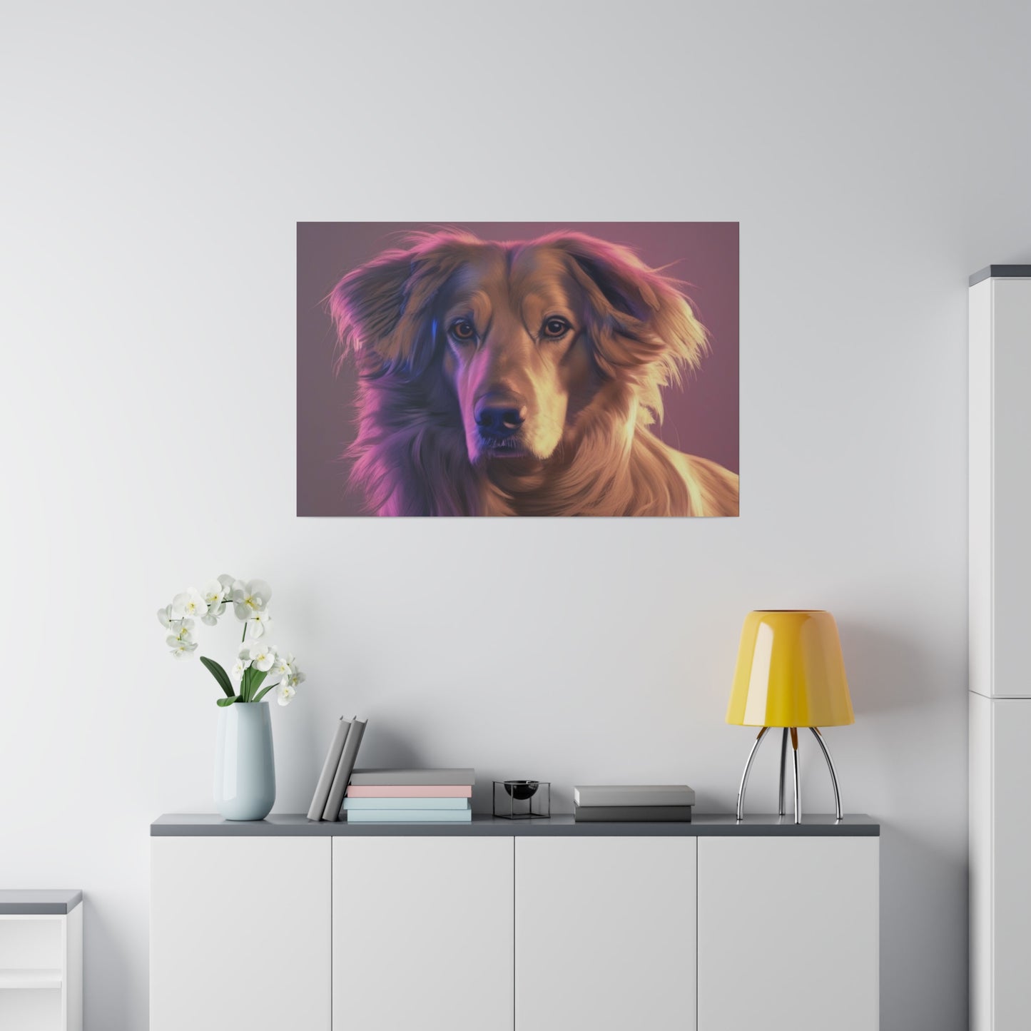 Dog, Wall Art, Matte Canvas, Stretched, 0.75"