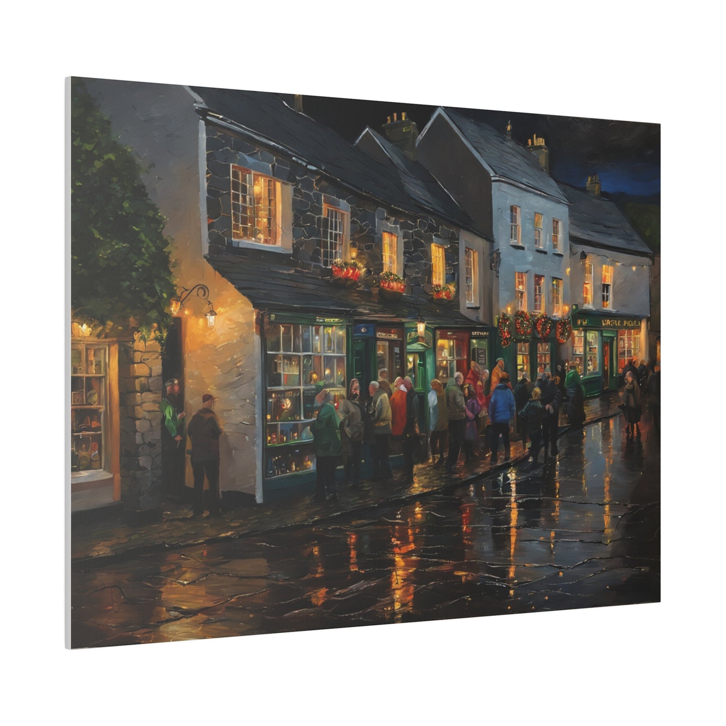 The Pub, Wall Art, Matte Canvas, Stretched, 0.75"