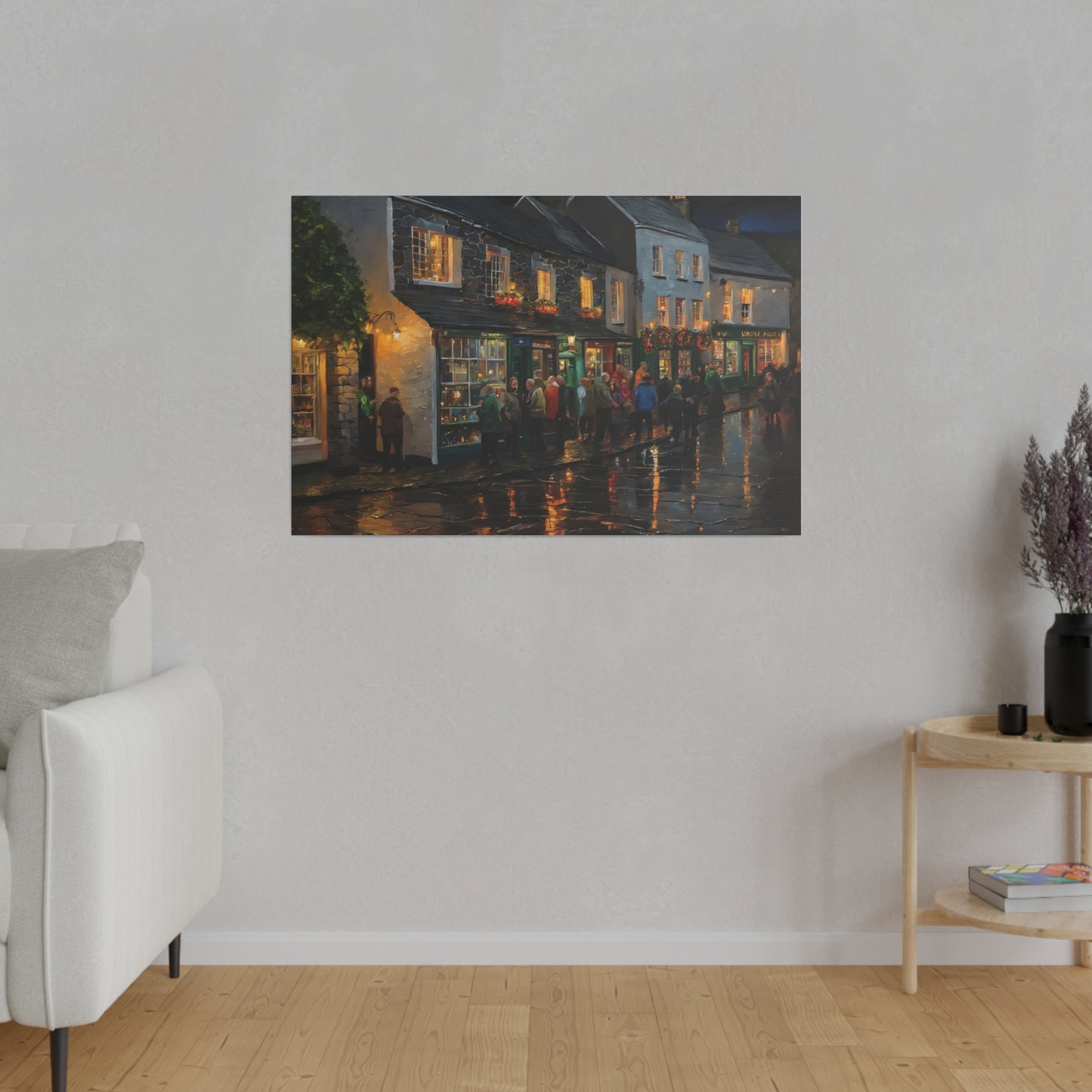 The Pub, Wall Art, Matte Canvas, Stretched, 0.75"