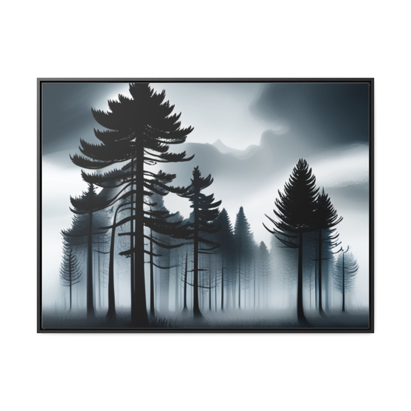 Gray Day, Wall Art, Gallery Canvas Wraps, Horizontal Frame