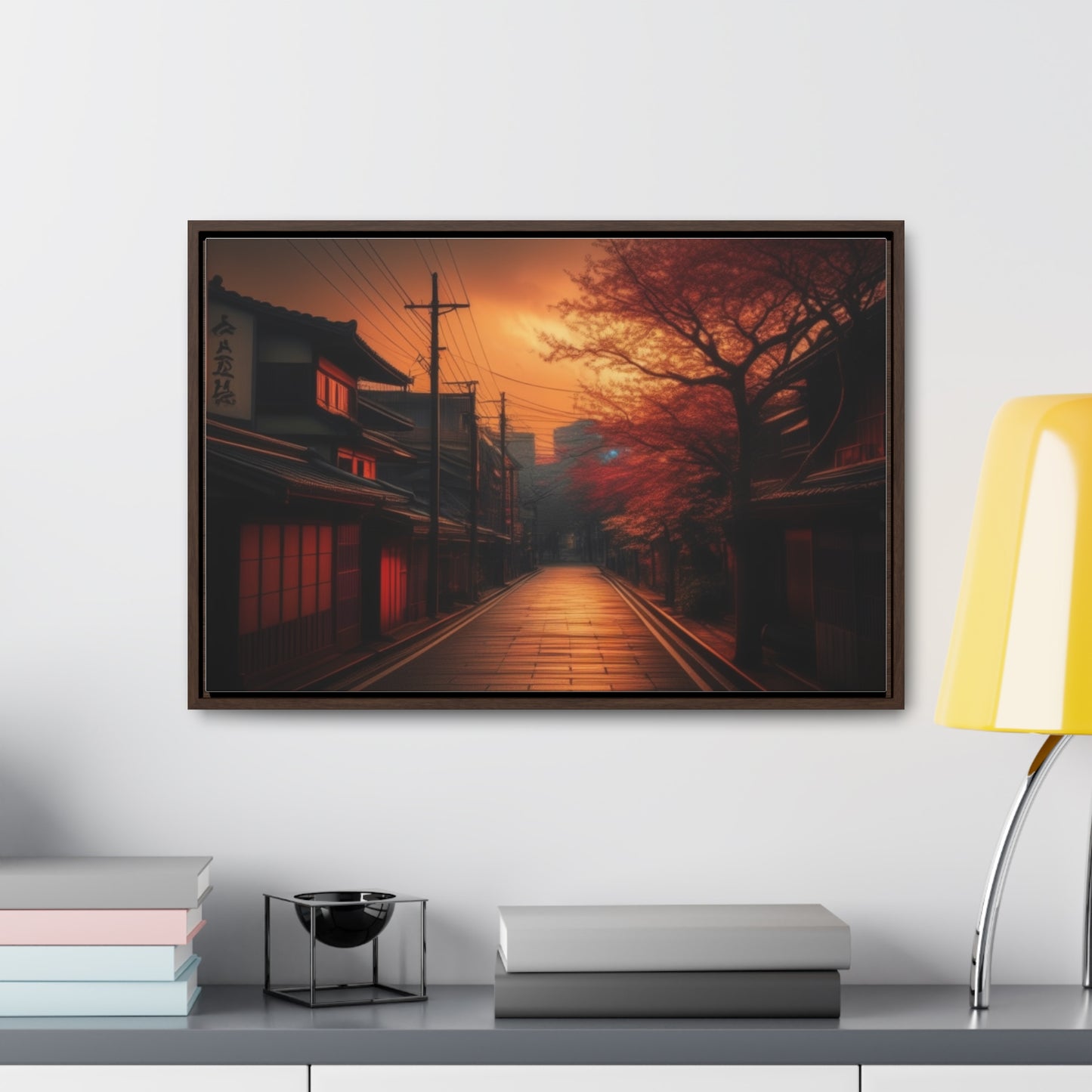 Japanese Village, Wall Art, Gallery Canvas Wraps, Horizontal Frame