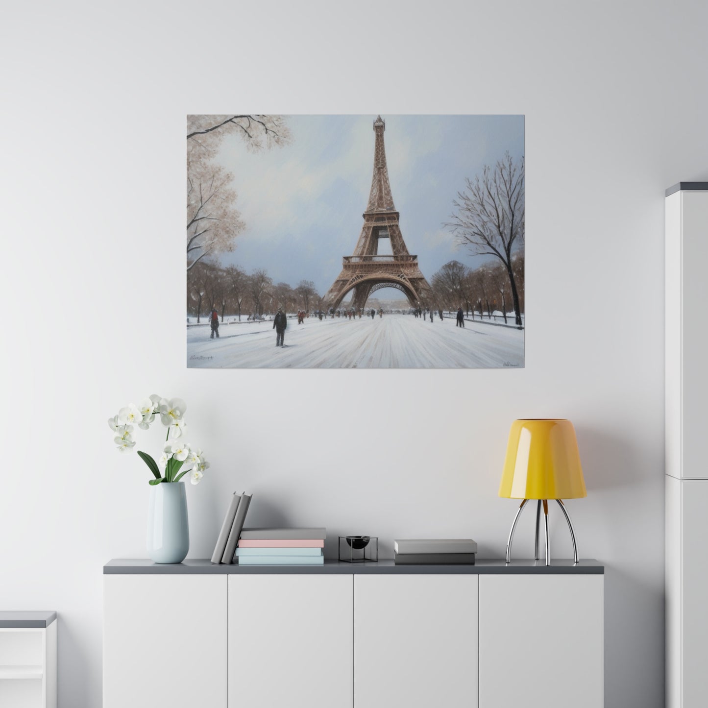 Paris France, Wall Art, Matte Canvas, Stretched, 0.75"