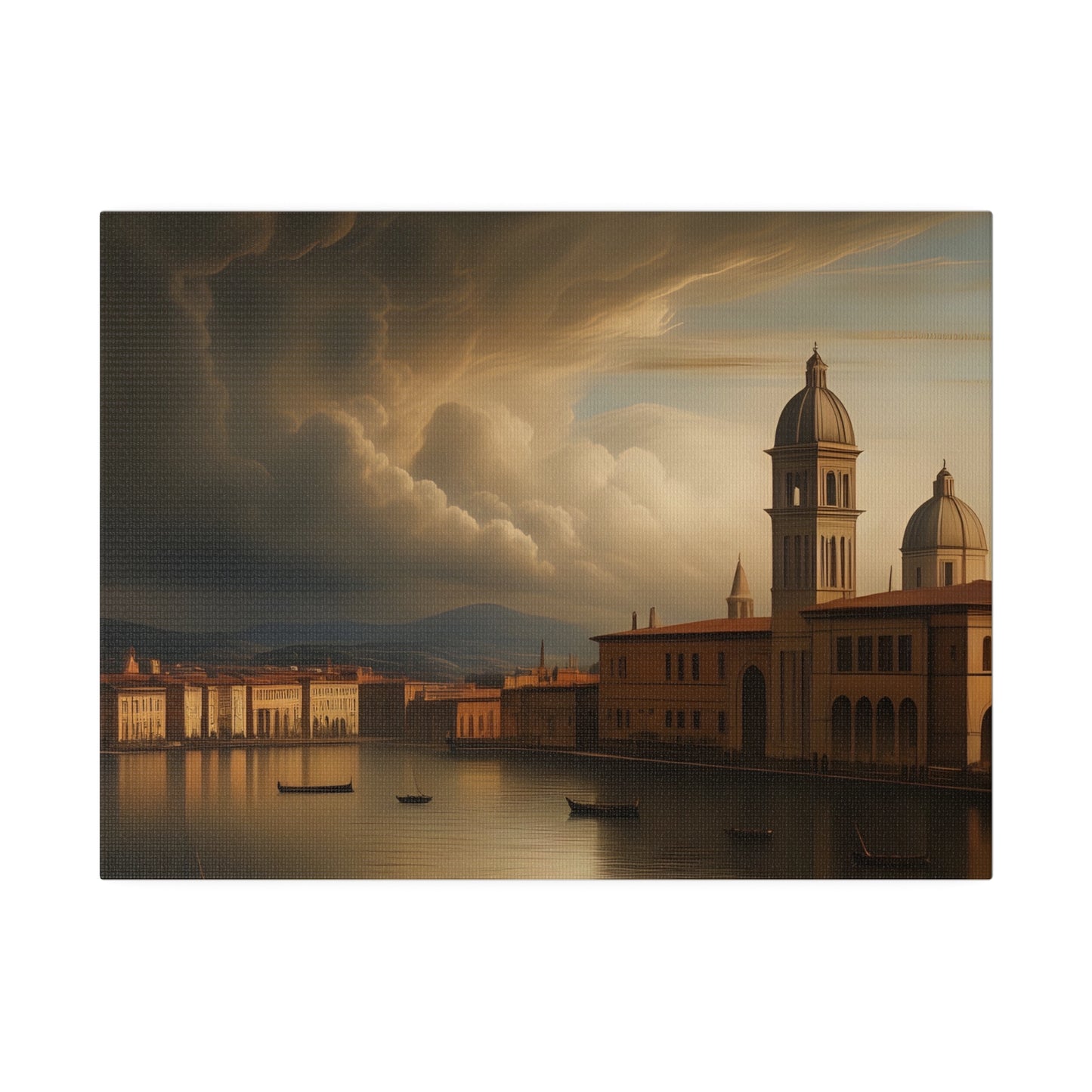 Wall Art, Canal, Matte Canvas, Stretched, 0.75"