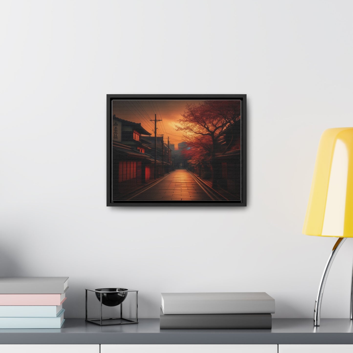 Japanese Village, Wall Art, Gallery Canvas Wraps, Horizontal Frame