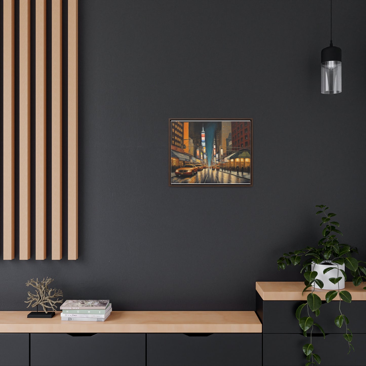 The City, Wall Art, Gallery Canvas Wraps, Horizontal Frame