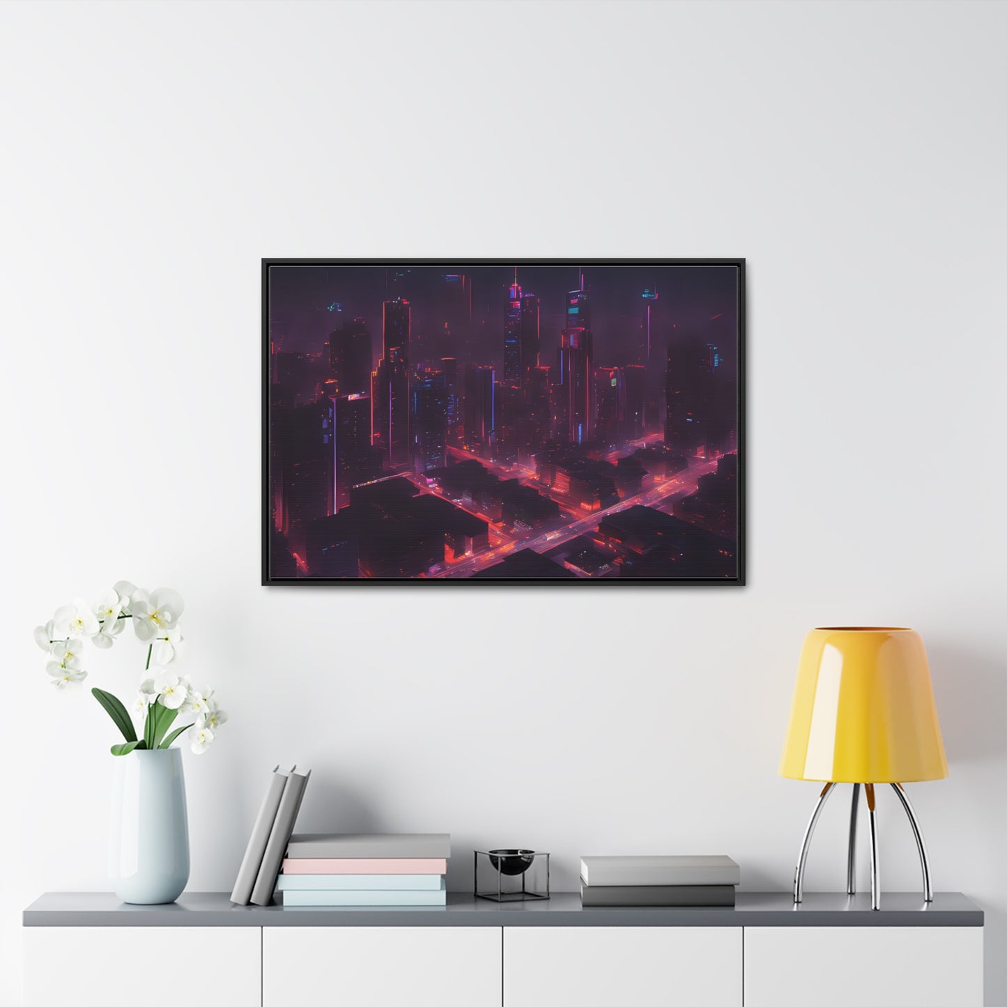 Neon lights, Wall Art, Gallery Canvas Wraps, Horizontal Frame