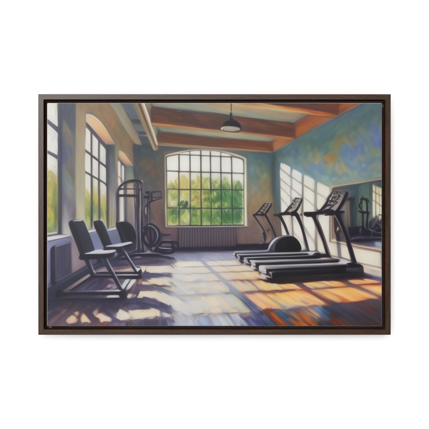 Gym, Work Out, Wall Art, Gallery Canvas Wraps, Horizontal Frame