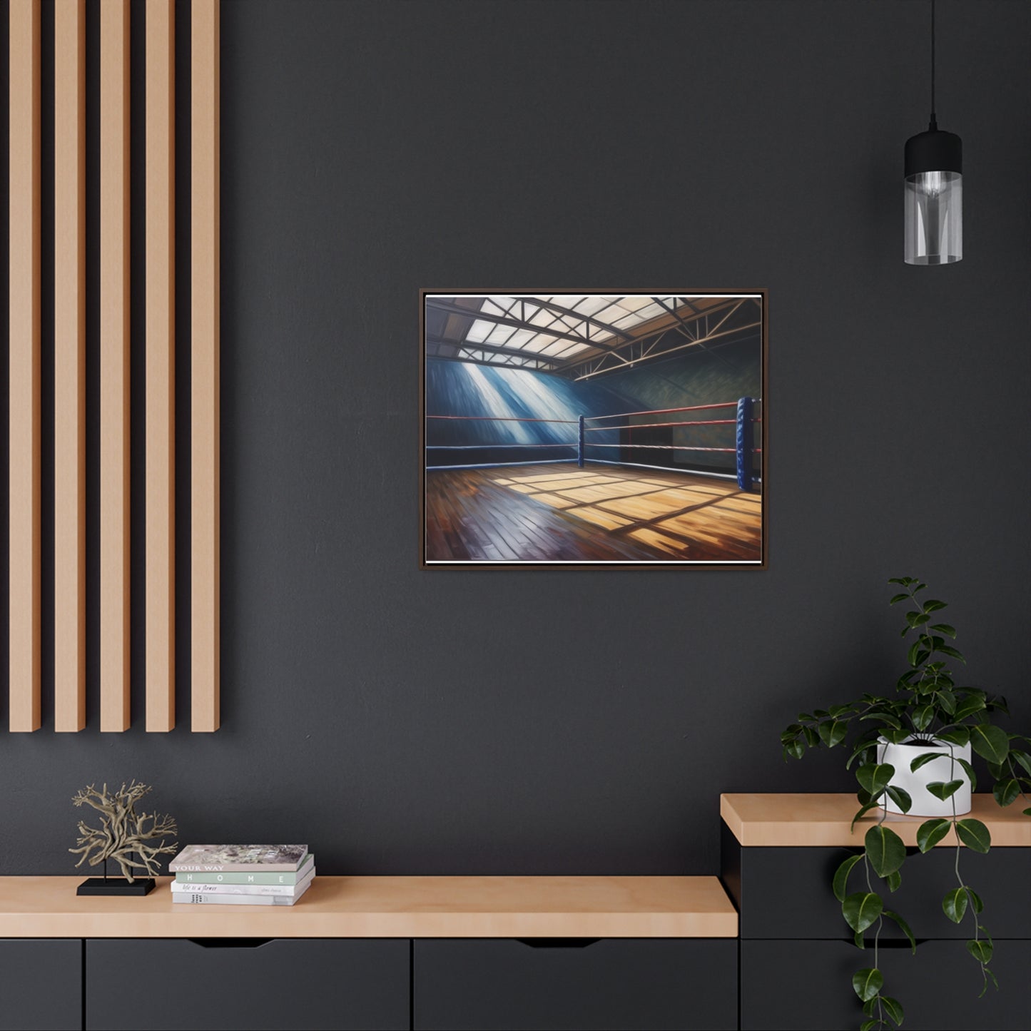 Boxing Ring, Wall Art, Gallery Canvas Wraps, Horizontal Frame