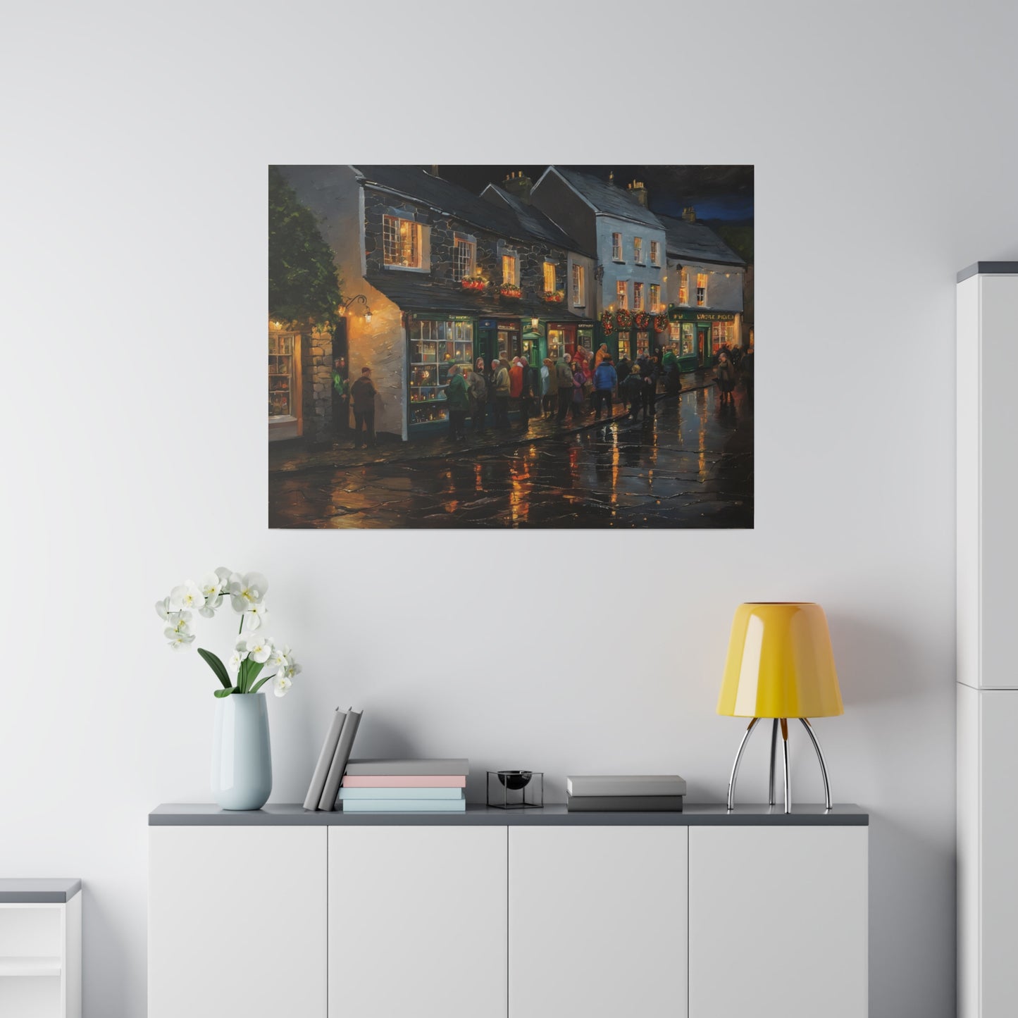 The Pub, Wall Art, Matte Canvas, Stretched, 0.75"