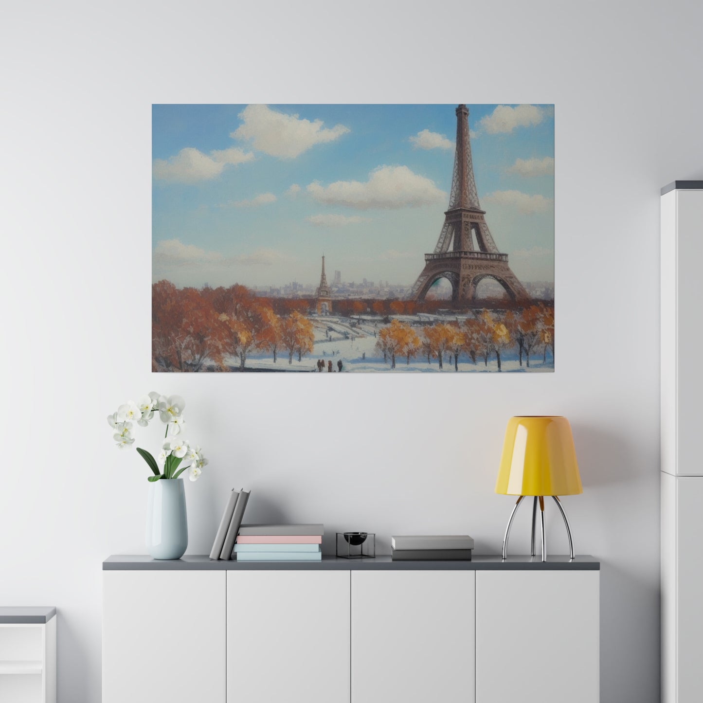 Eiffel Tower, Wall Art, Matte Canvas, Stretched, 0.75"