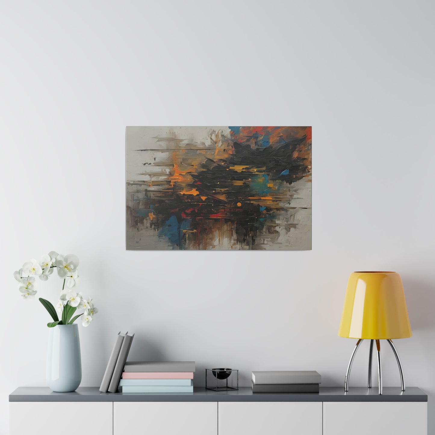 Abstract, Wall Art, Matte Canvas, Stretched, 0.75"