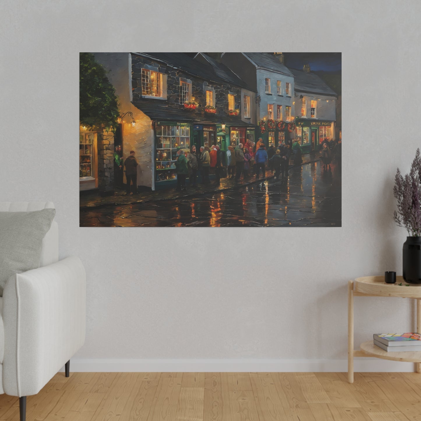 The Pub, Wall Art, Matte Canvas, Stretched, 0.75"