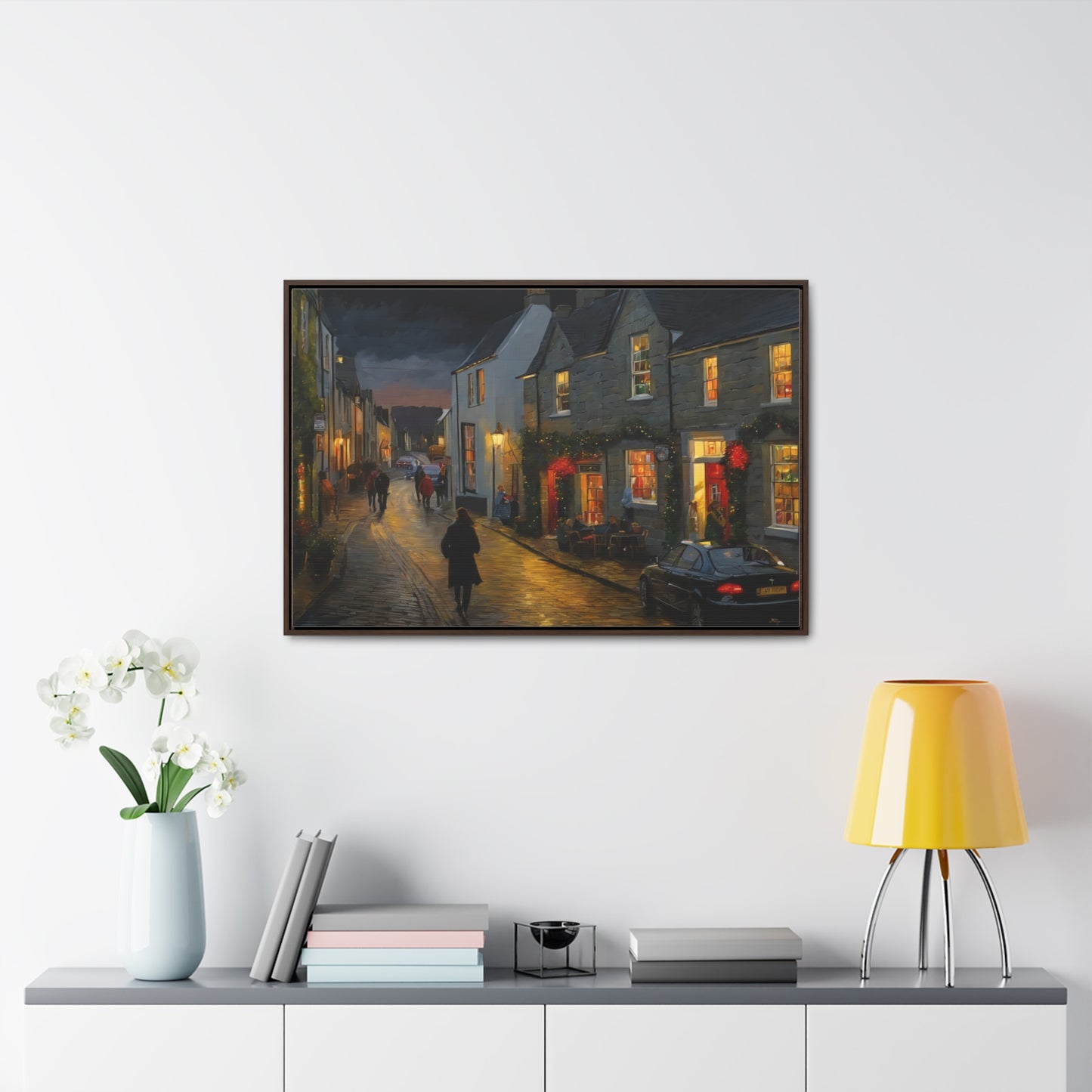 Calm Town, Wall Art, Gallery Canvas Wraps, Horizontal Frame