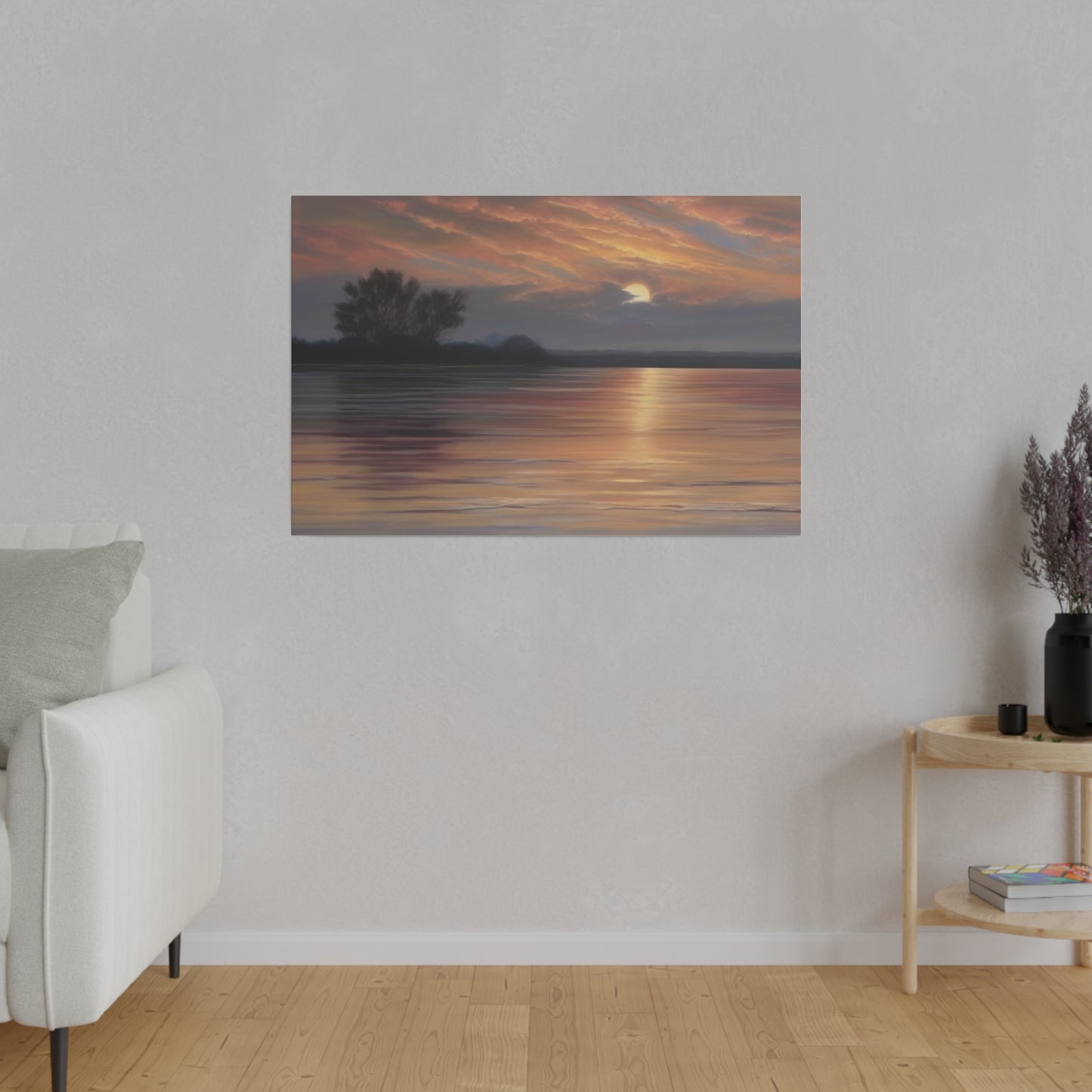 Sun Rise, Wall Art, Matte Canvas, Stretched, 0.75"