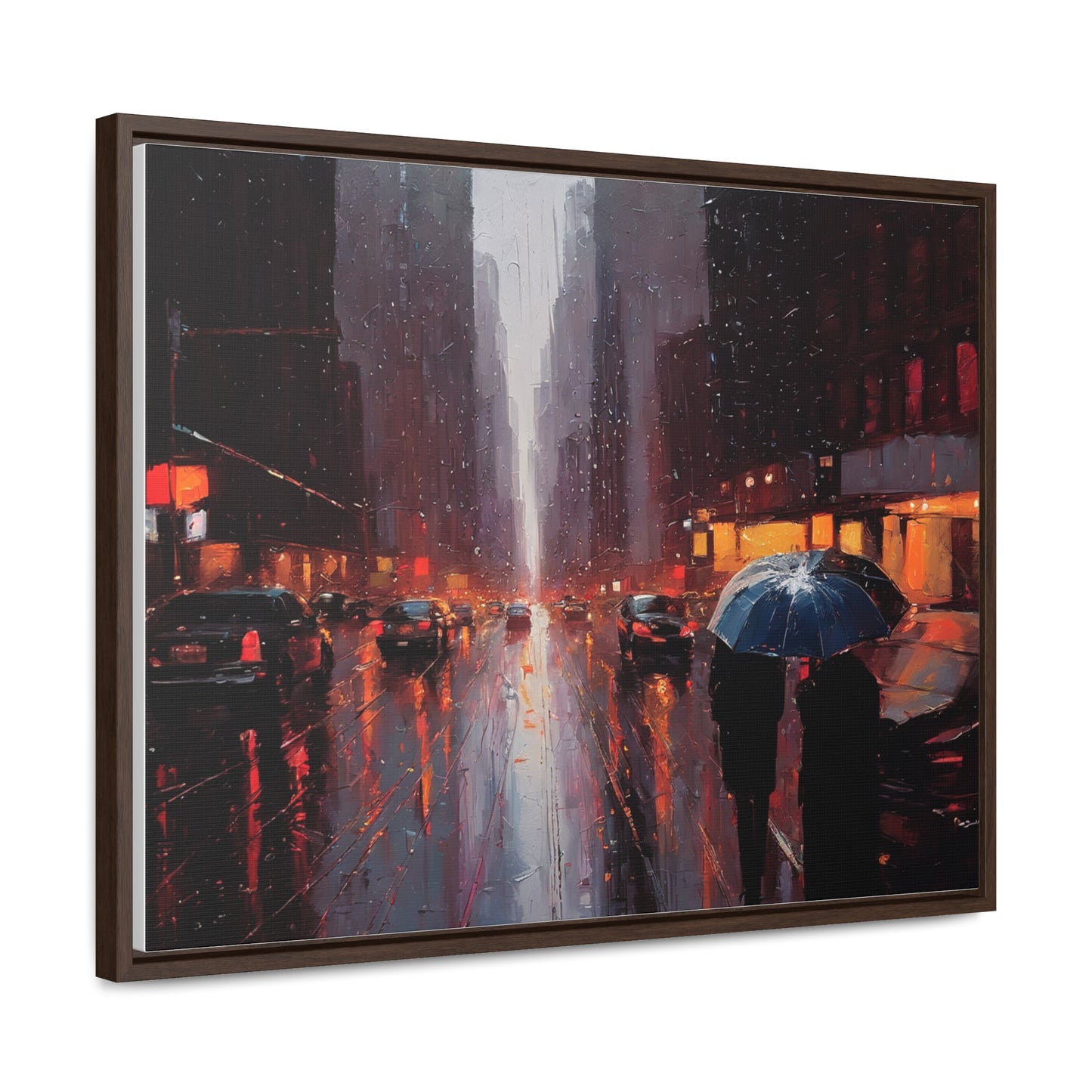 City Streets, Wall Art, Gallery Canvas Wraps, Horizontal Frame