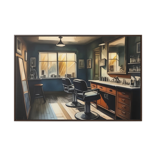 Barbershop, Wall Art, Gallery Canvas Wraps, Horizontal Frame