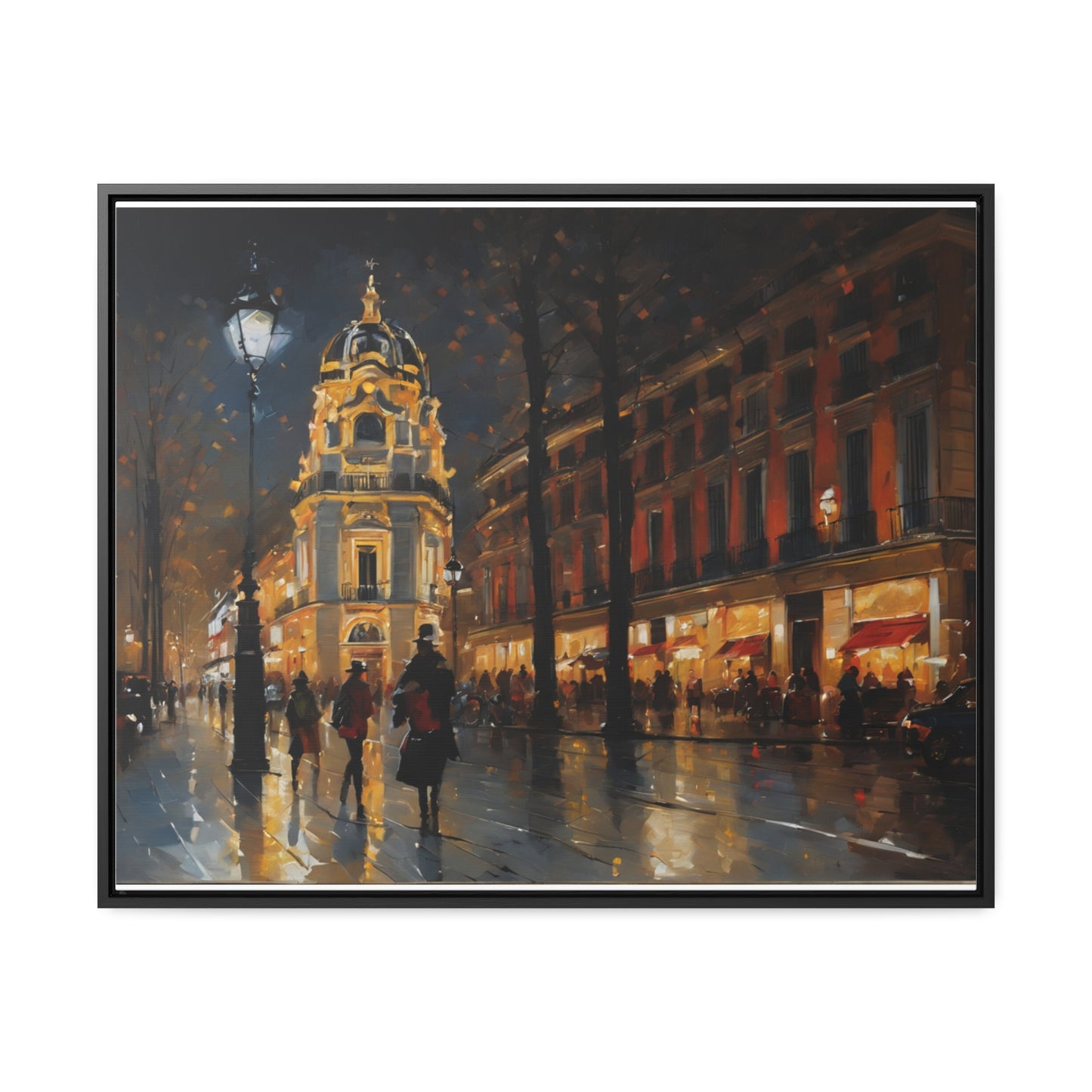 Town Center, Wall Art, Gallery Canvas Wraps, Horizontal Frame