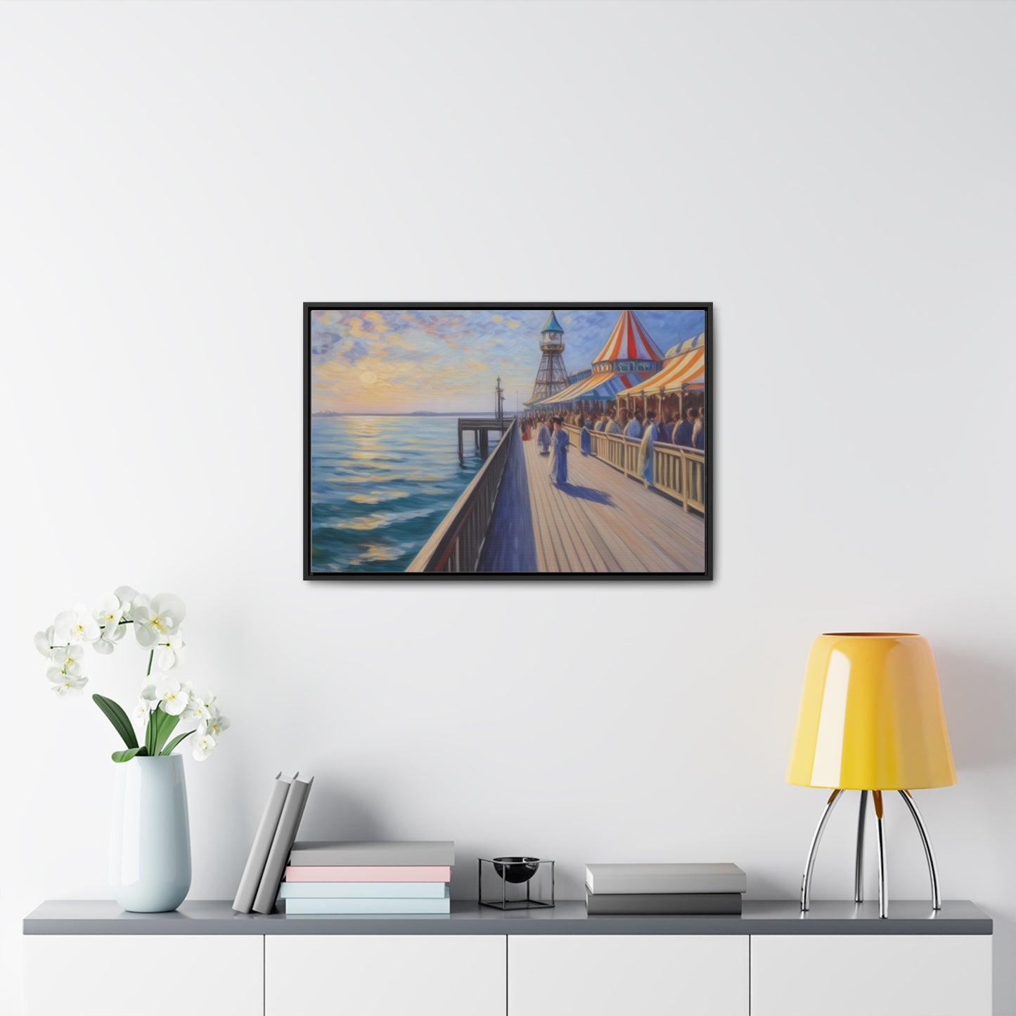 Pier, Wall Art, Gallery Canvas Wraps, Horizontal Frame