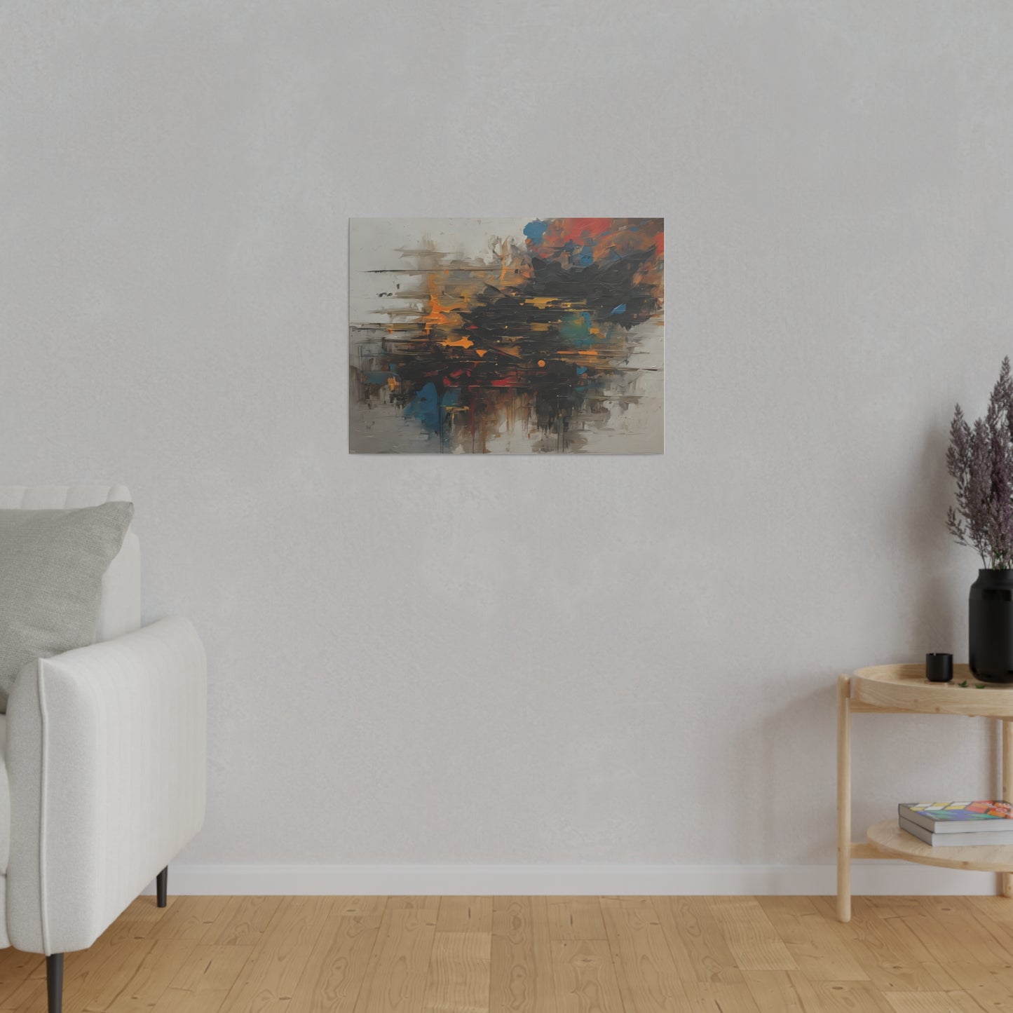 Abstract, Wall Art, Matte Canvas, Stretched, 0.75"