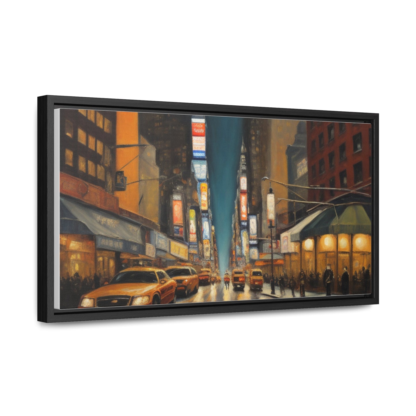 The City, Wall Art, Gallery Canvas Wraps, Horizontal Frame