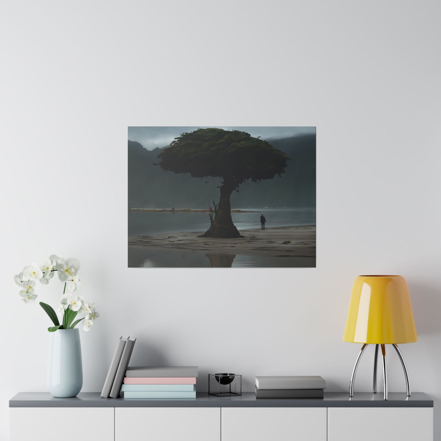 Tree, Wall Art, Matte Canvas, Stretched, 0.75"