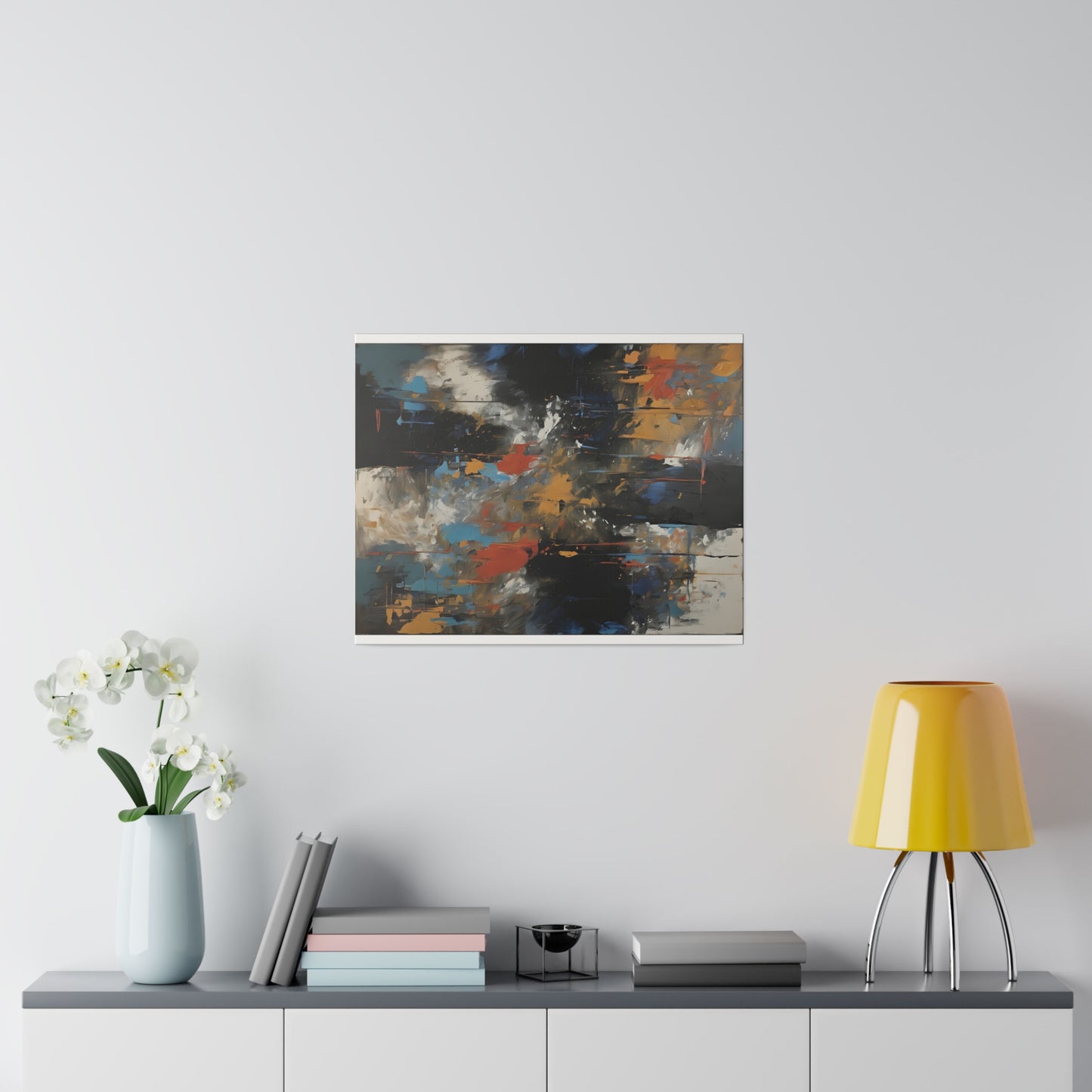 Abstract, Wall Art, Matte Canvas, Stretched, 0.75"