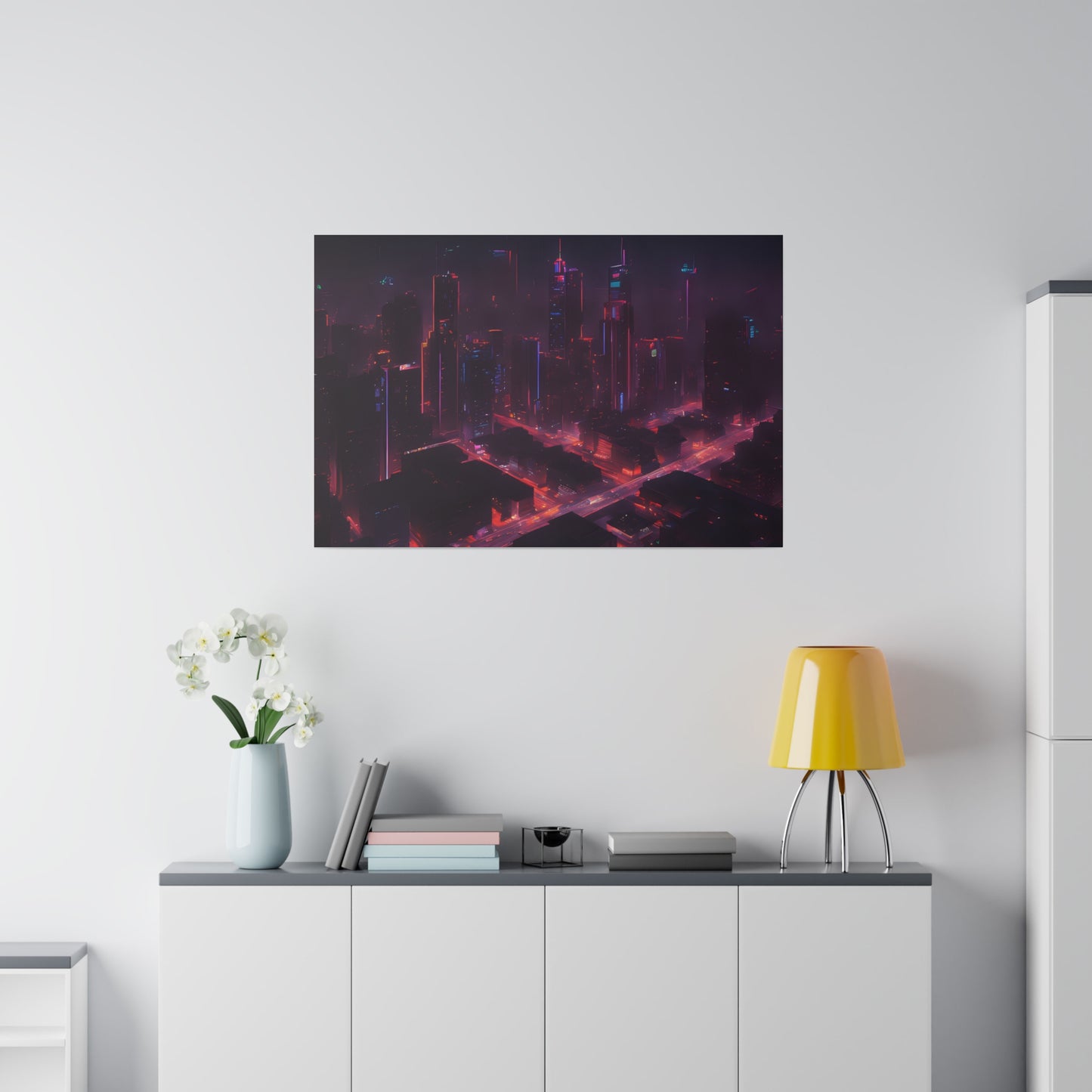 Neon lights, Wall Art, Matte Canvas, Stretched, 0.75"