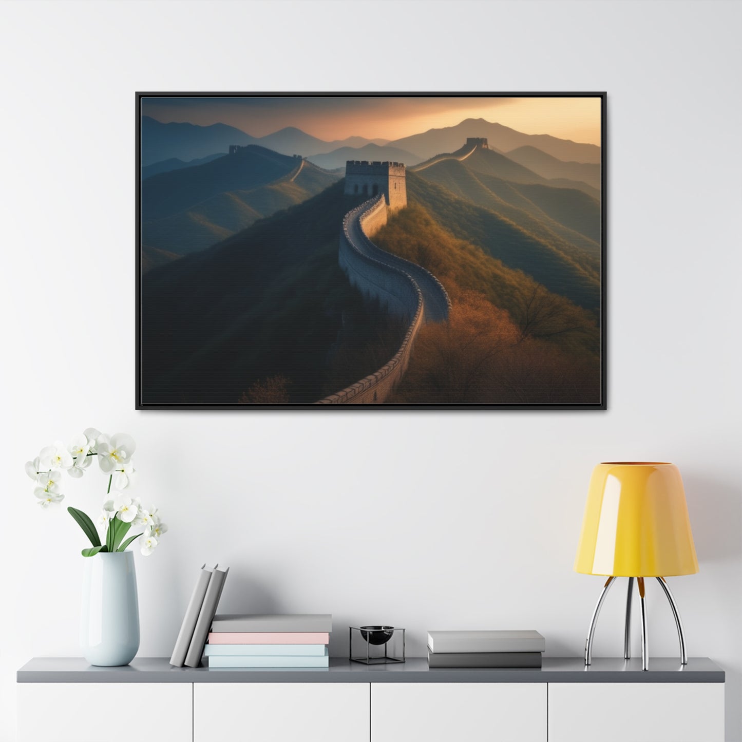 Great Wall, Wall Art,Gallery Canvas Wraps, Horizontal Frame