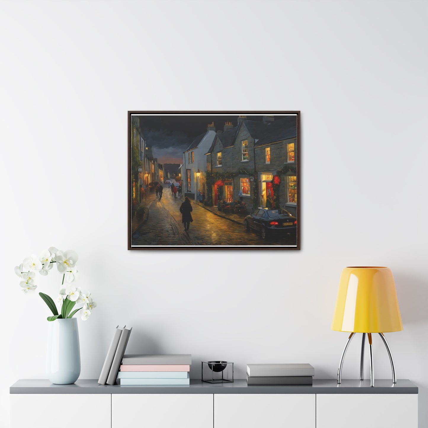 Calm Town, Wall Art, Gallery Canvas Wraps, Horizontal Frame