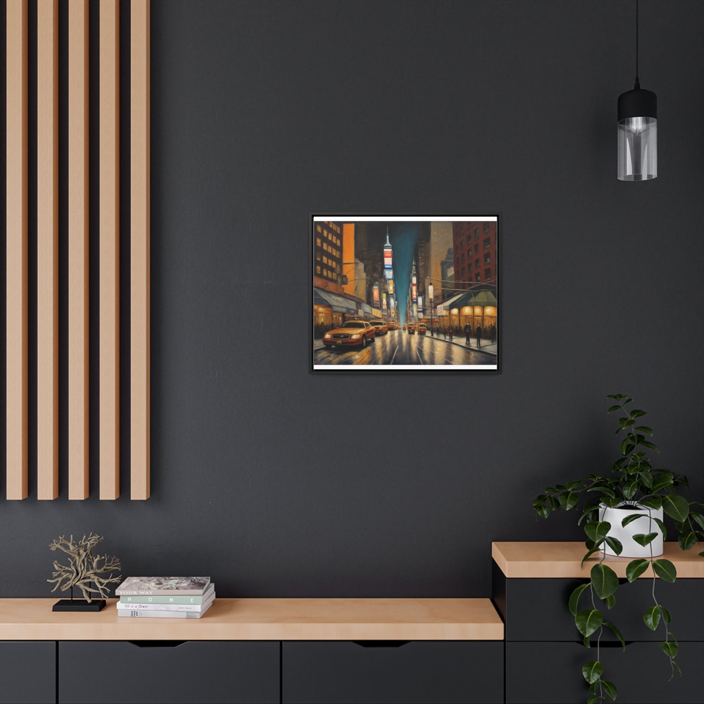 The City, Wall Art, Gallery Canvas Wraps, Horizontal Frame