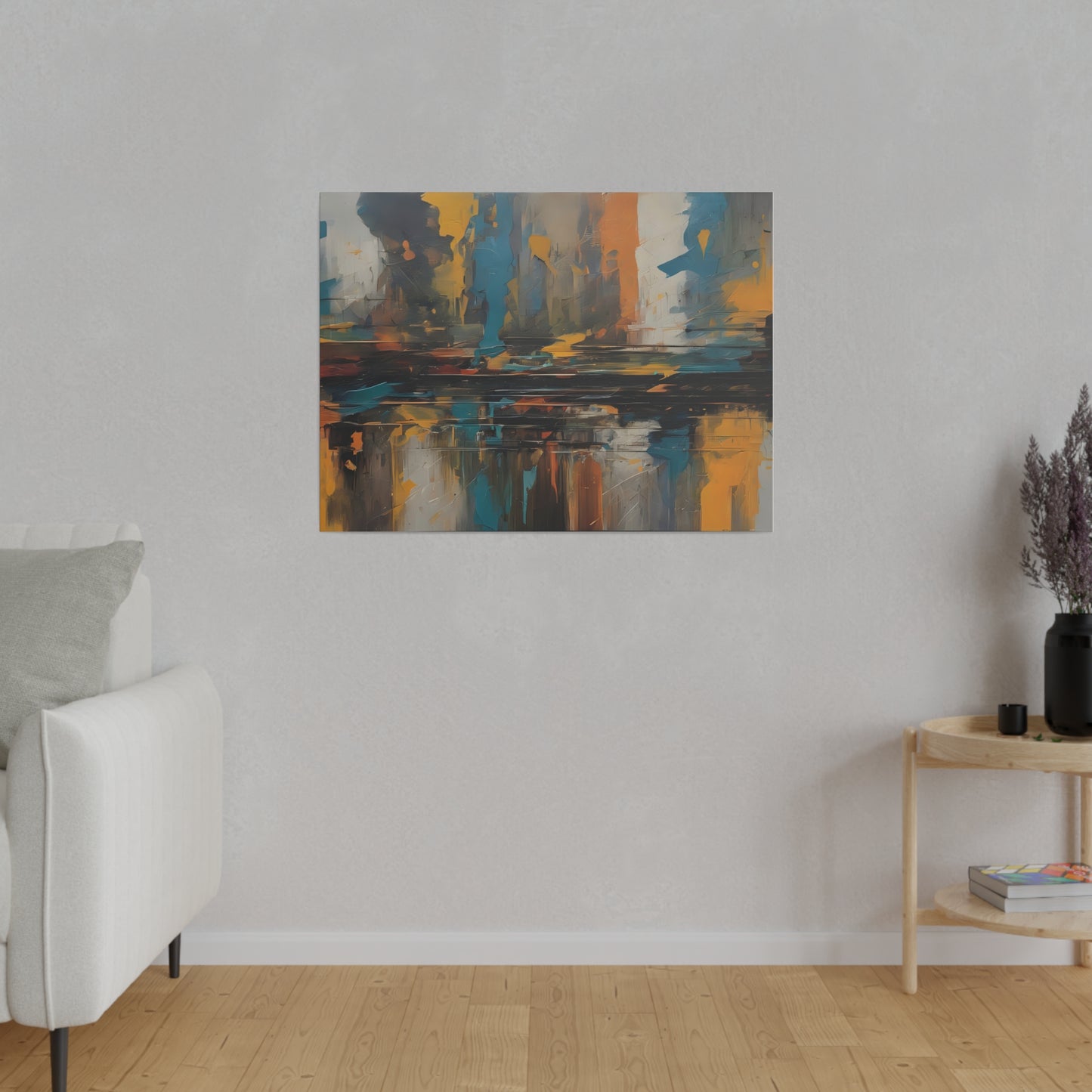 Abstract, Wall Art, Matte Canvas, Stretched, 0.75"