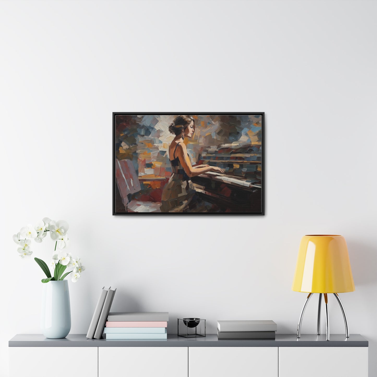 Piano, Wall Art, Gallery Canvas Wraps, Horizontal Frame