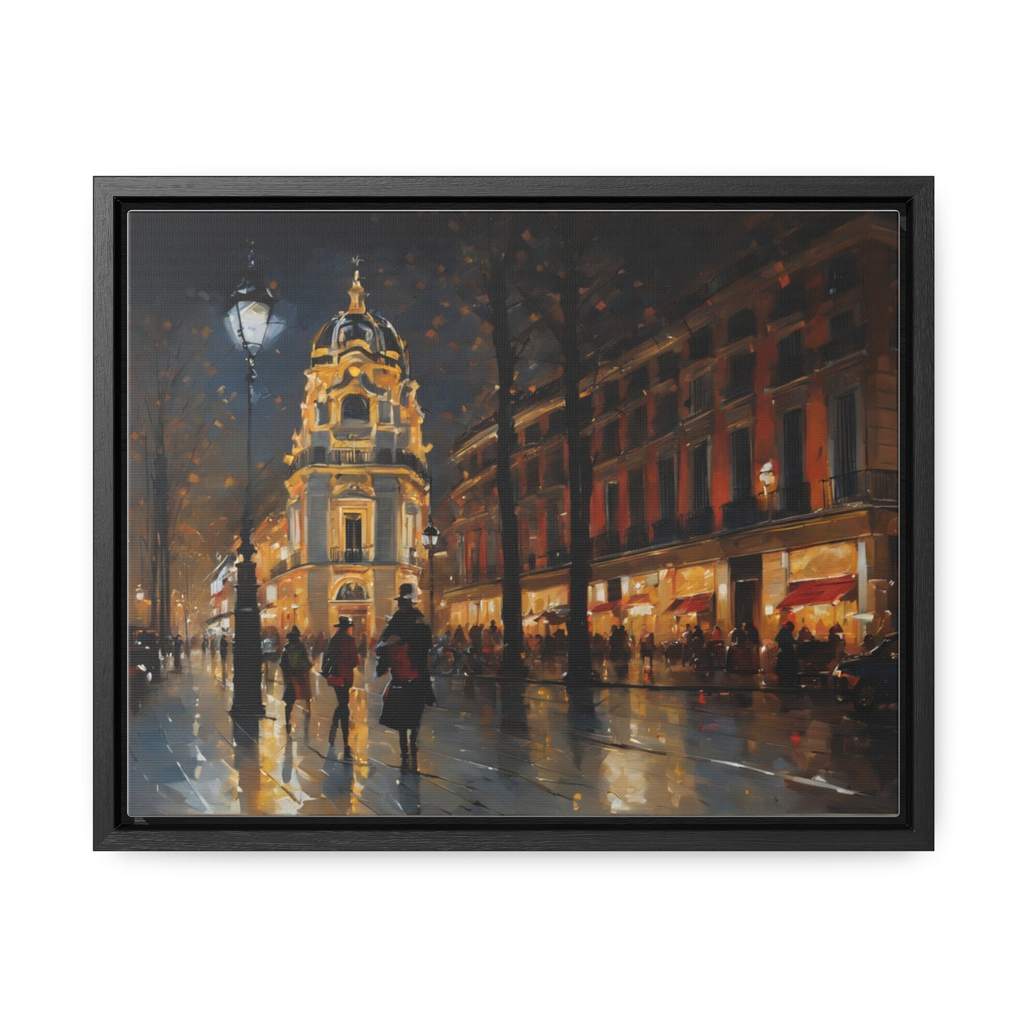 Town Center, Wall Art, Gallery Canvas Wraps, Horizontal Frame