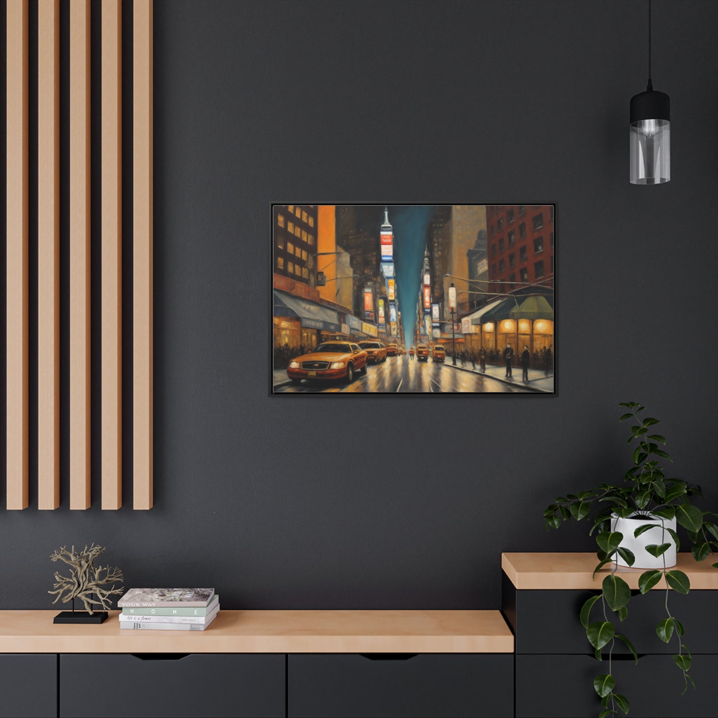 The City, Wall Art, Gallery Canvas Wraps, Horizontal Frame