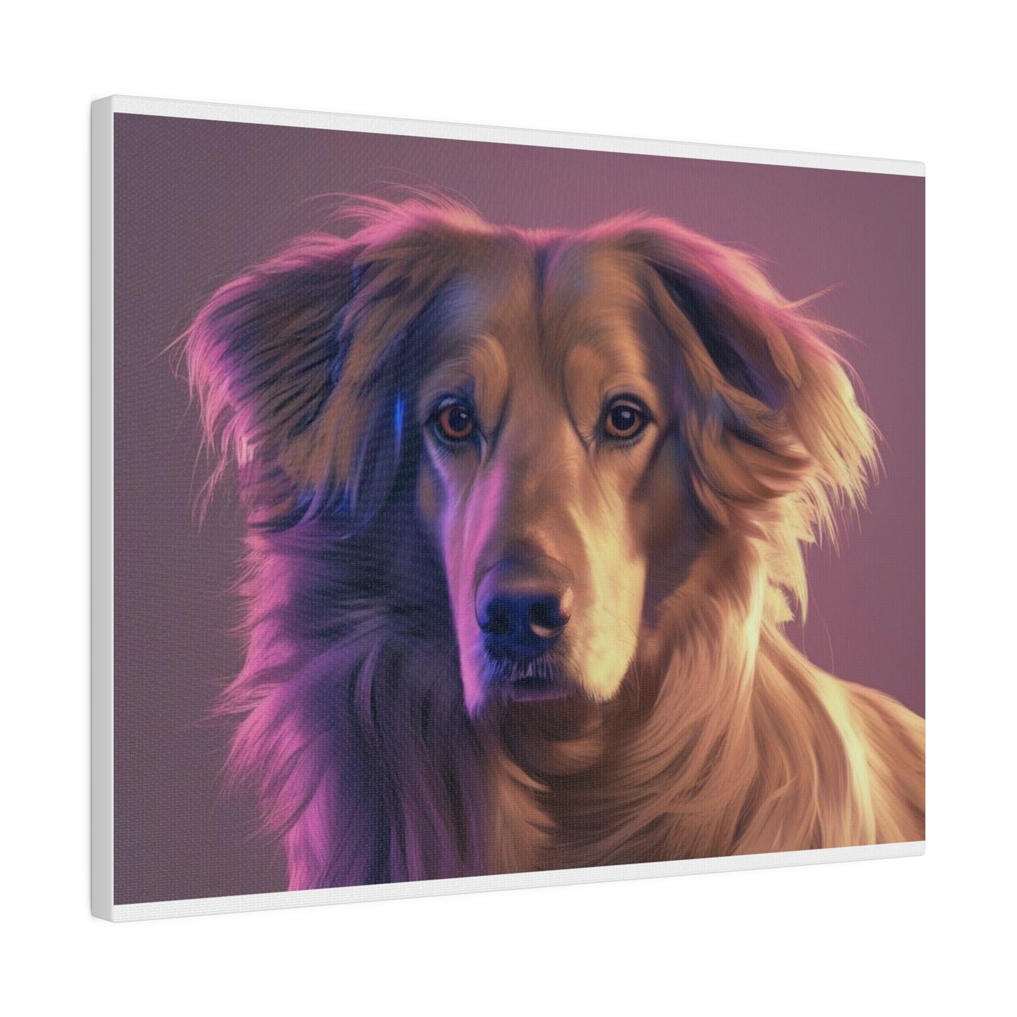 Dog, Wall Art, Matte Canvas, Stretched, 0.75"