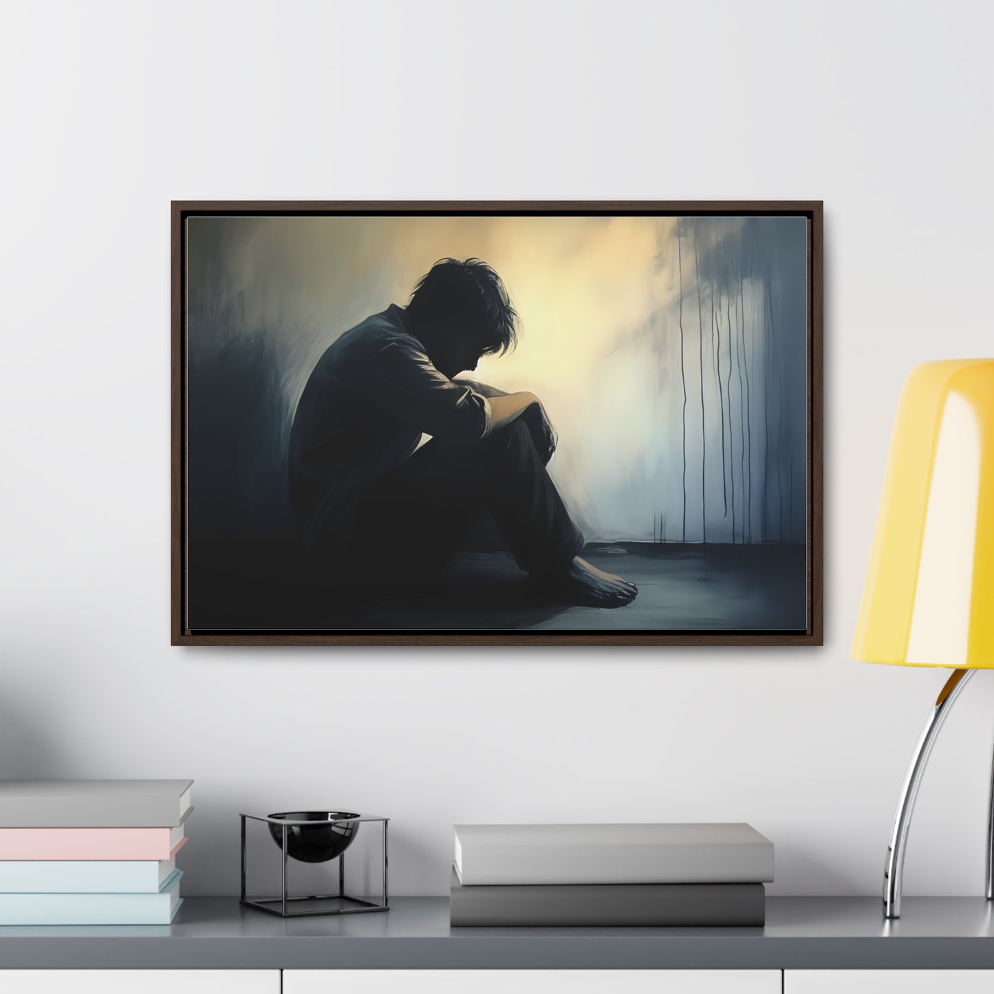 Gloomy, Wall Art, Gallery Canvas Wraps, Horizontal Frame