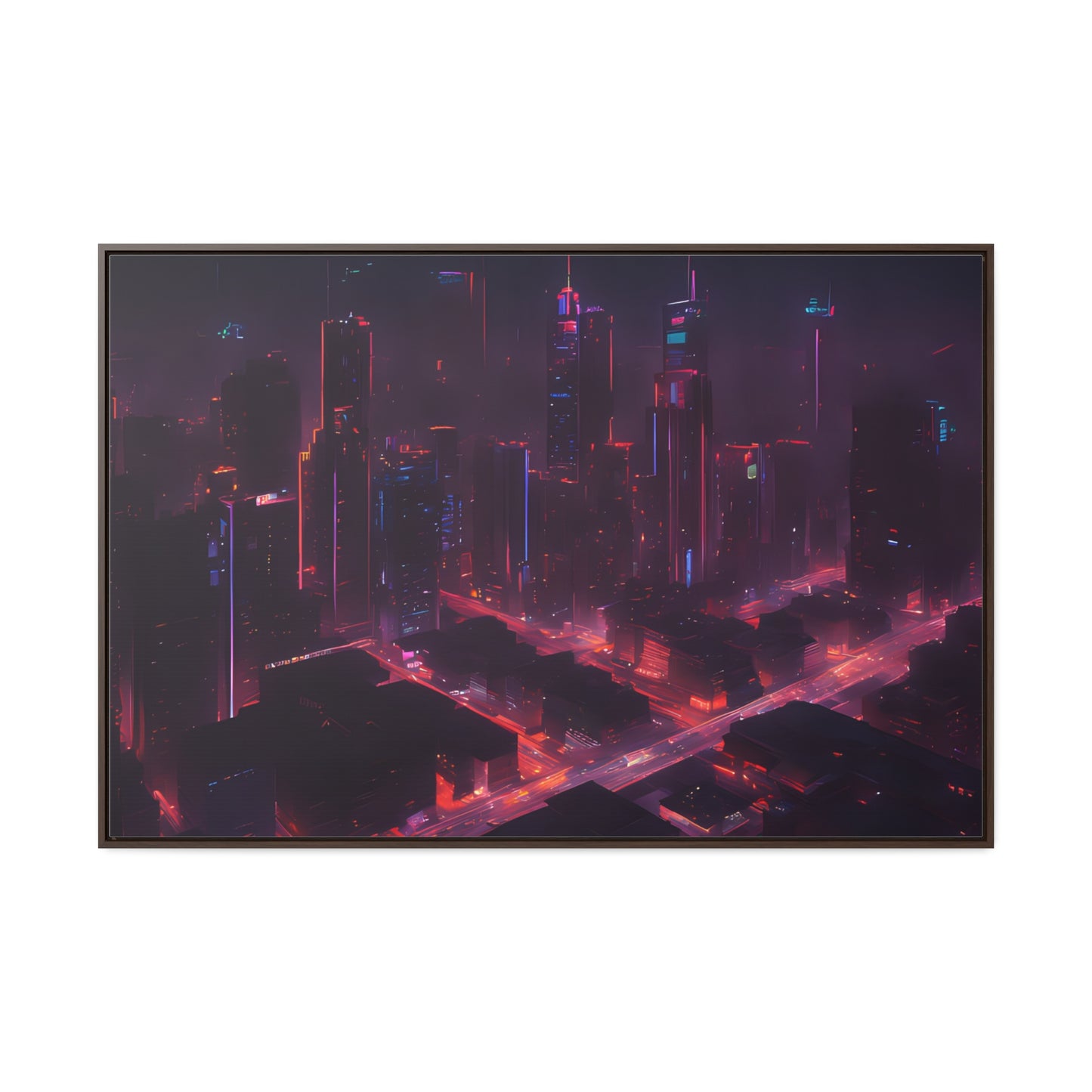 Neon lights, Wall Art, Gallery Canvas Wraps, Horizontal Frame