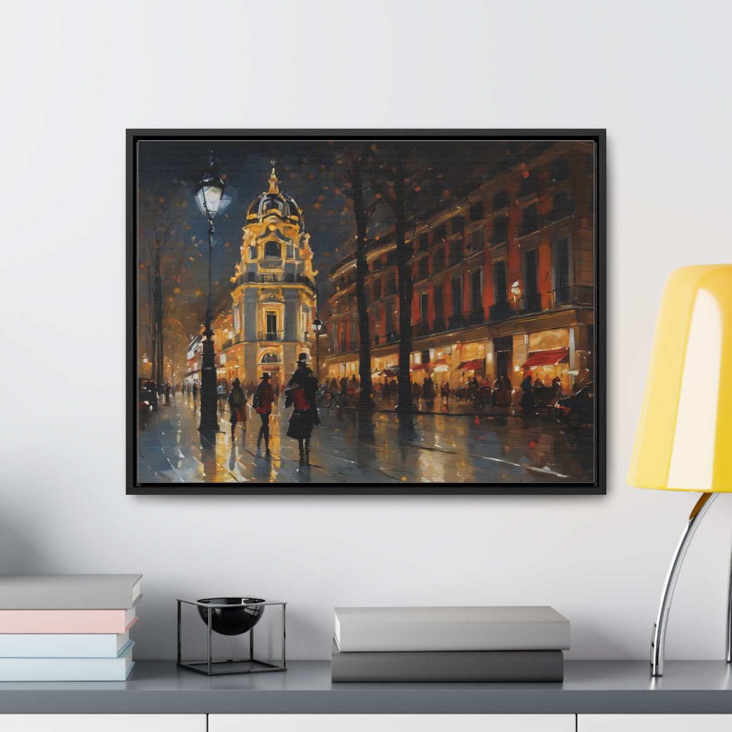 Town Center, Wall Art, Gallery Canvas Wraps, Horizontal Frame