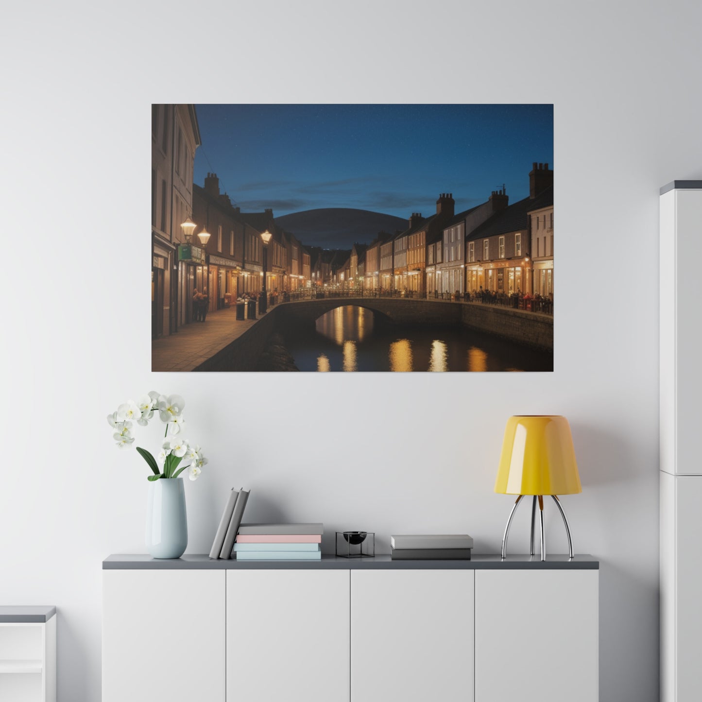 Canal, Wall Art, Matte Canvas, Stretched, 0.75"