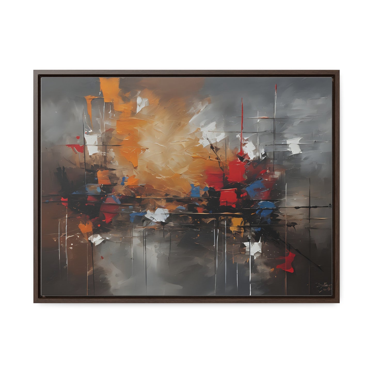 Abstract, Wall Art, Gallery Canvas Wraps, Horizontal Frame