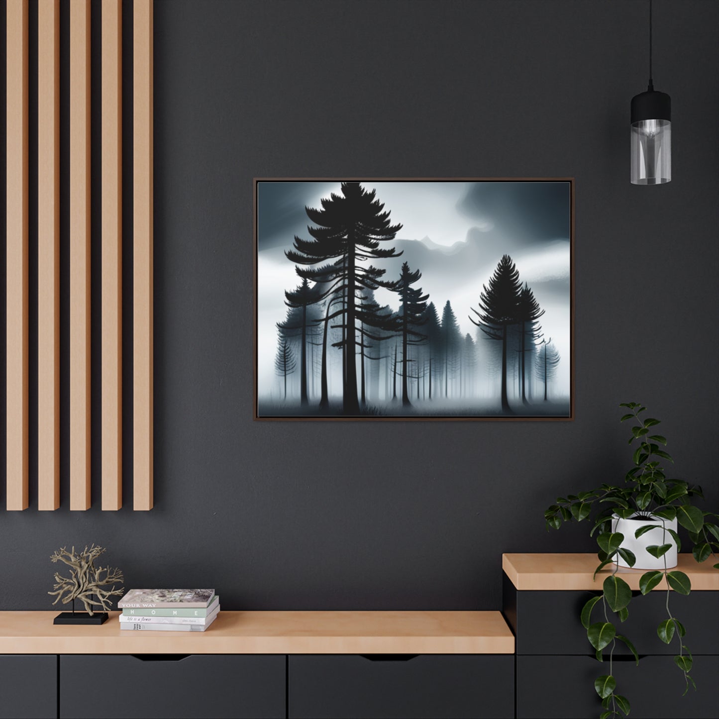 Gray Day, Wall Art, Gallery Canvas Wraps, Horizontal Frame